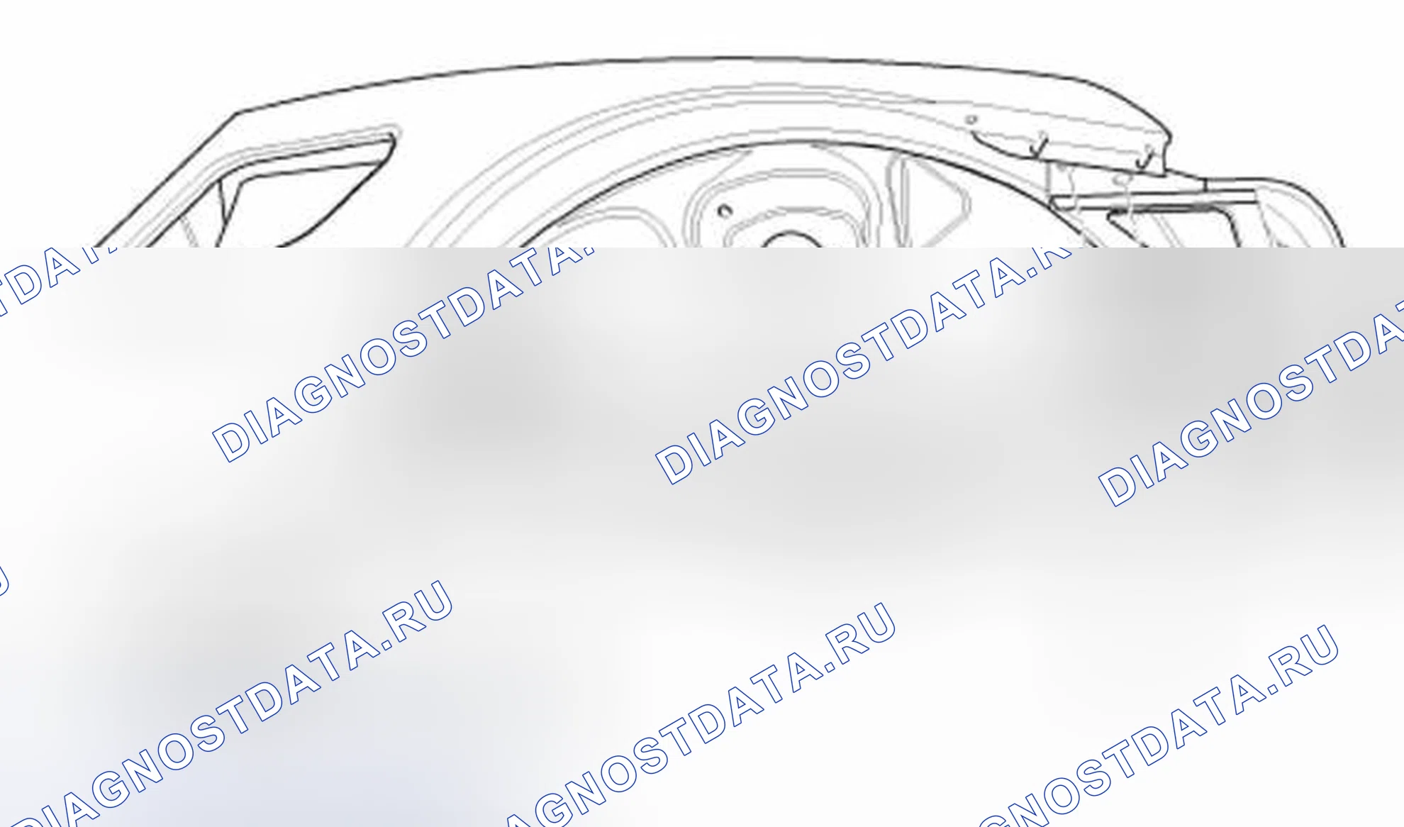 Рис. 14: Сторона заднего конца. Porsche Boxster 986