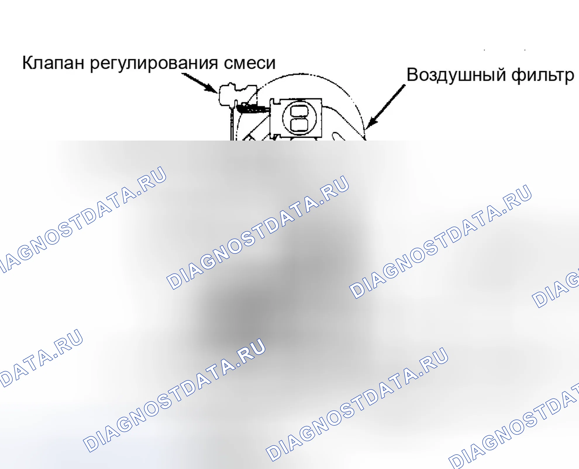 Рис. 2: Система нагнетания воздуха (Калифорния). Isuzu Trooper I