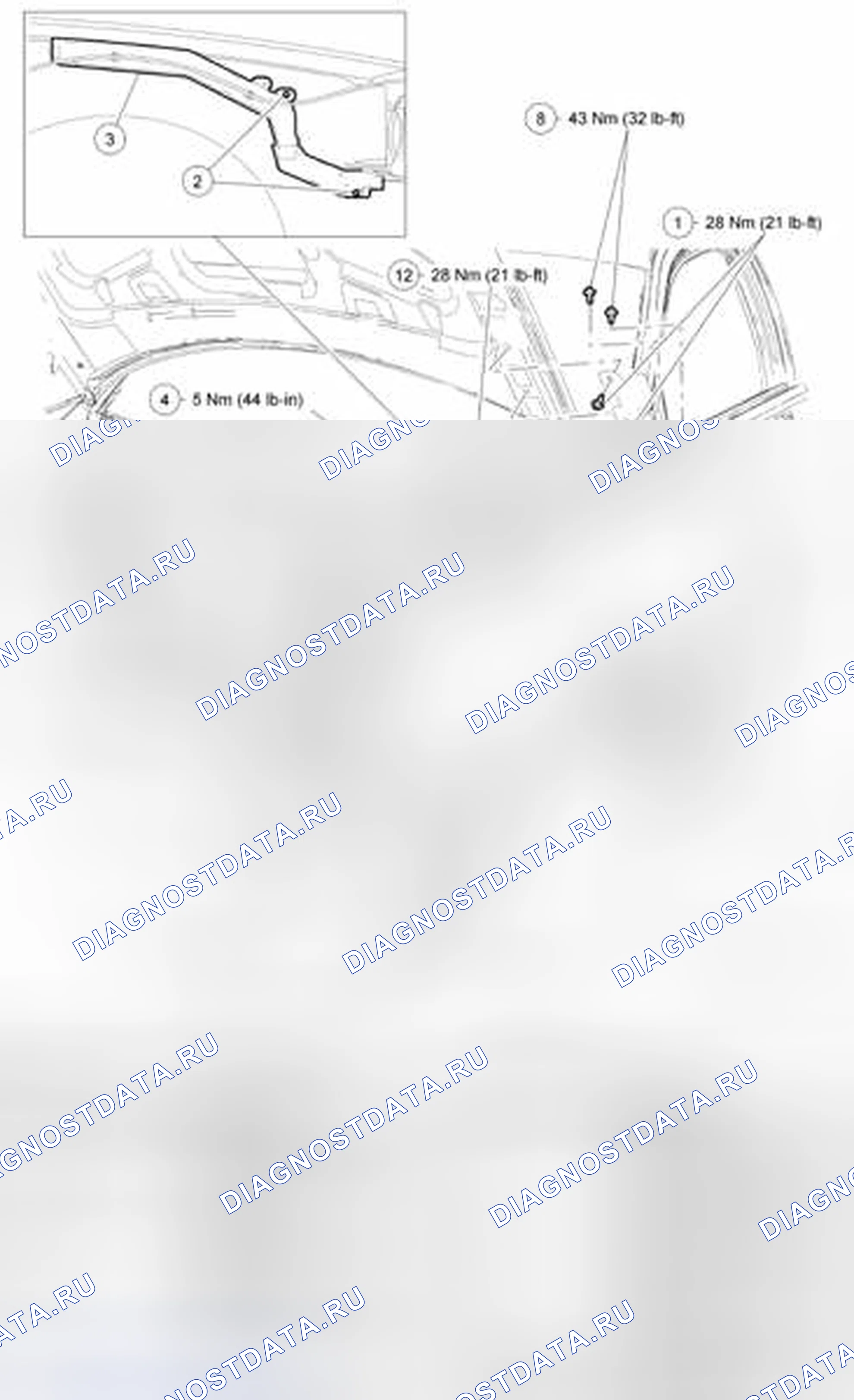 Рис. 3: Кранец. Mazda 2 I рестайлинг