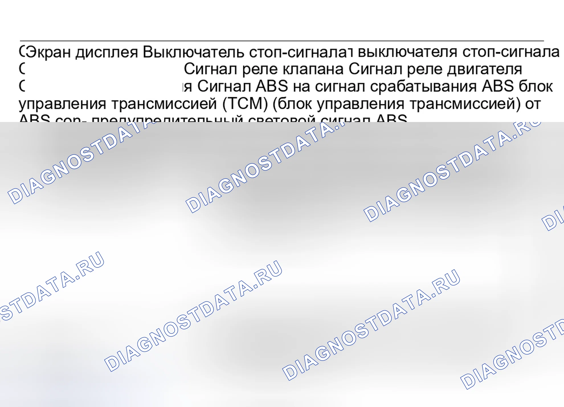 Рис. 187: ОТОБРАЖЕНИЕ ДАННЫХ ВКЛ./ВЫКЛ.. Subaru Impreza GD/GC/GG рестайлинг