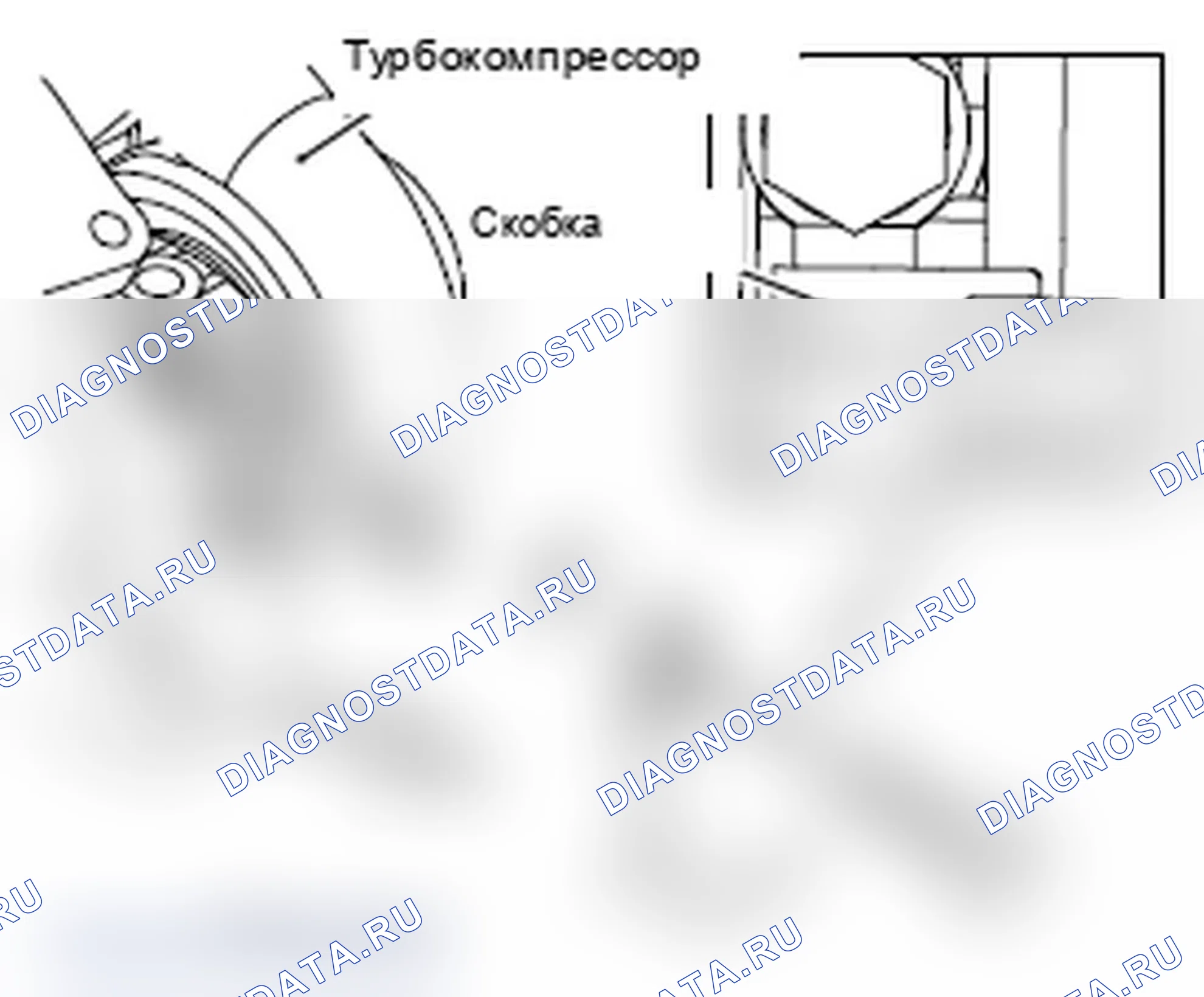 Рис. 25: >> B <<МОНТАЖ ВОДОПРОВОДНОЙ ТРУБЫ B. Mitsubishi Lancer Ralliart X рестайлинг