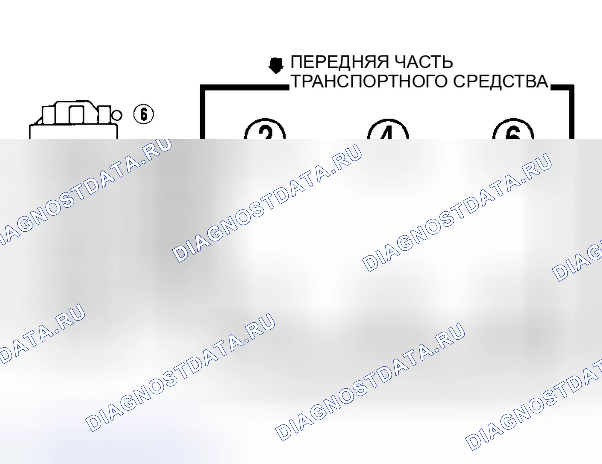 Рис. 6: порядок работы цилиндров (3.8L - кроме корпуса «F»). Pontiac Grand Prix VI