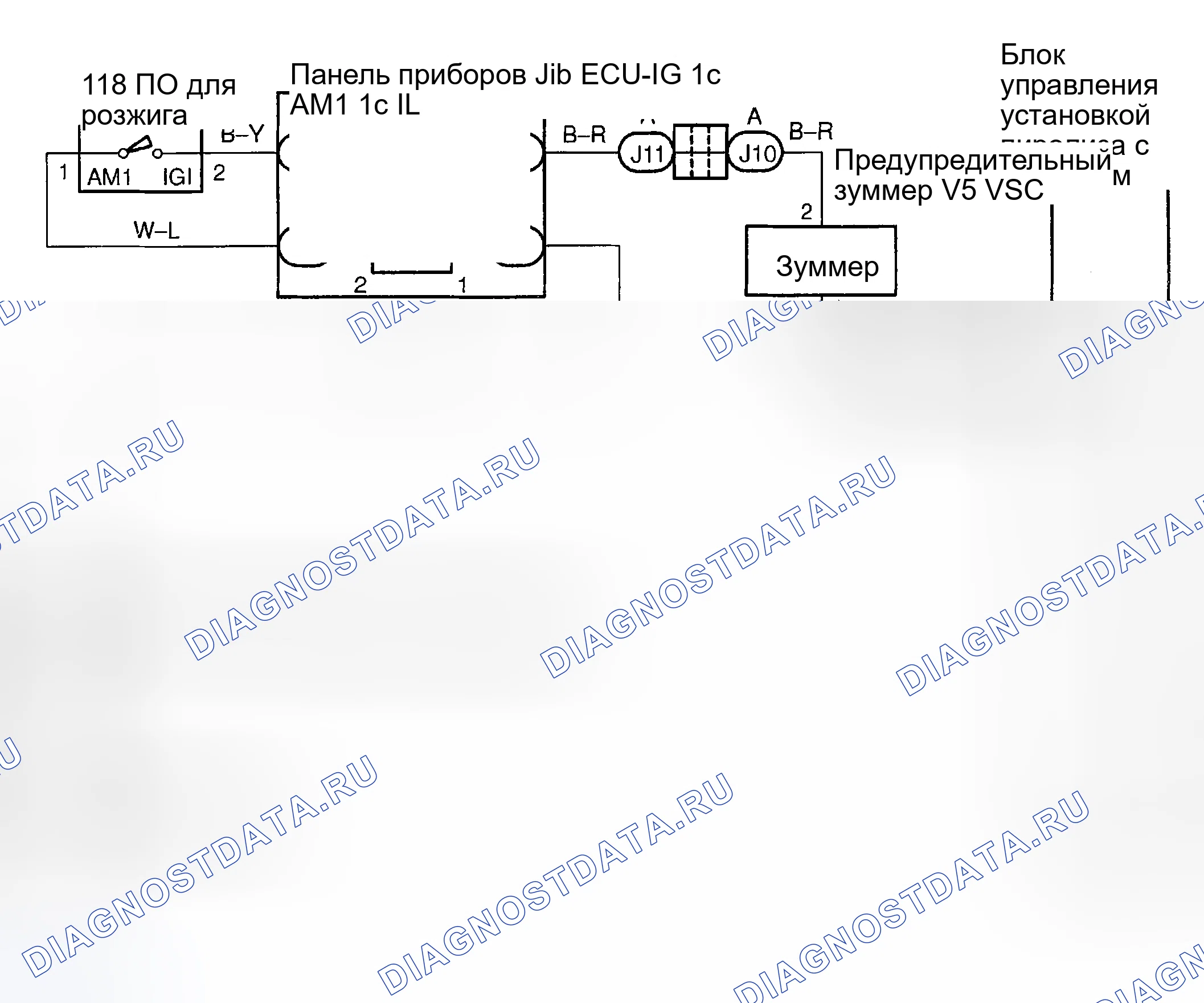 Рис. 109: электросхема. Toyota Sequoia I