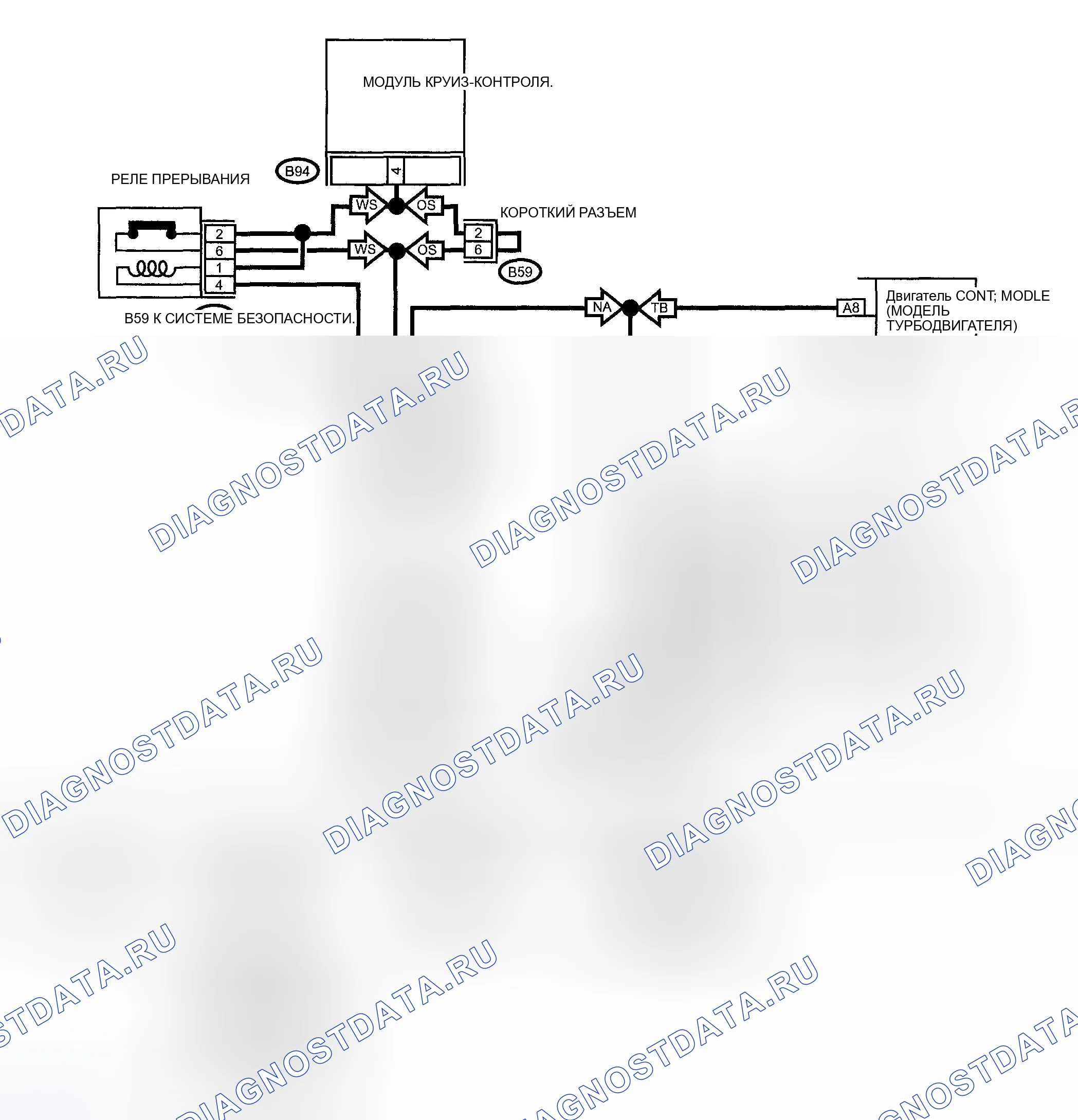 Рис. 40: электросхема. Subaru Impreza WRX GD/GG рестайлинг