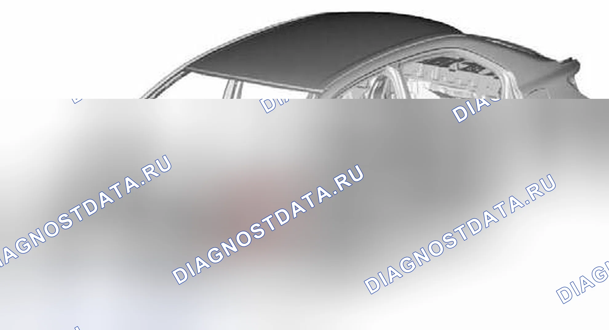 Рис. 25: Снятие и установка внешнего элемента со стороны капота. Suzuki Kizashi I