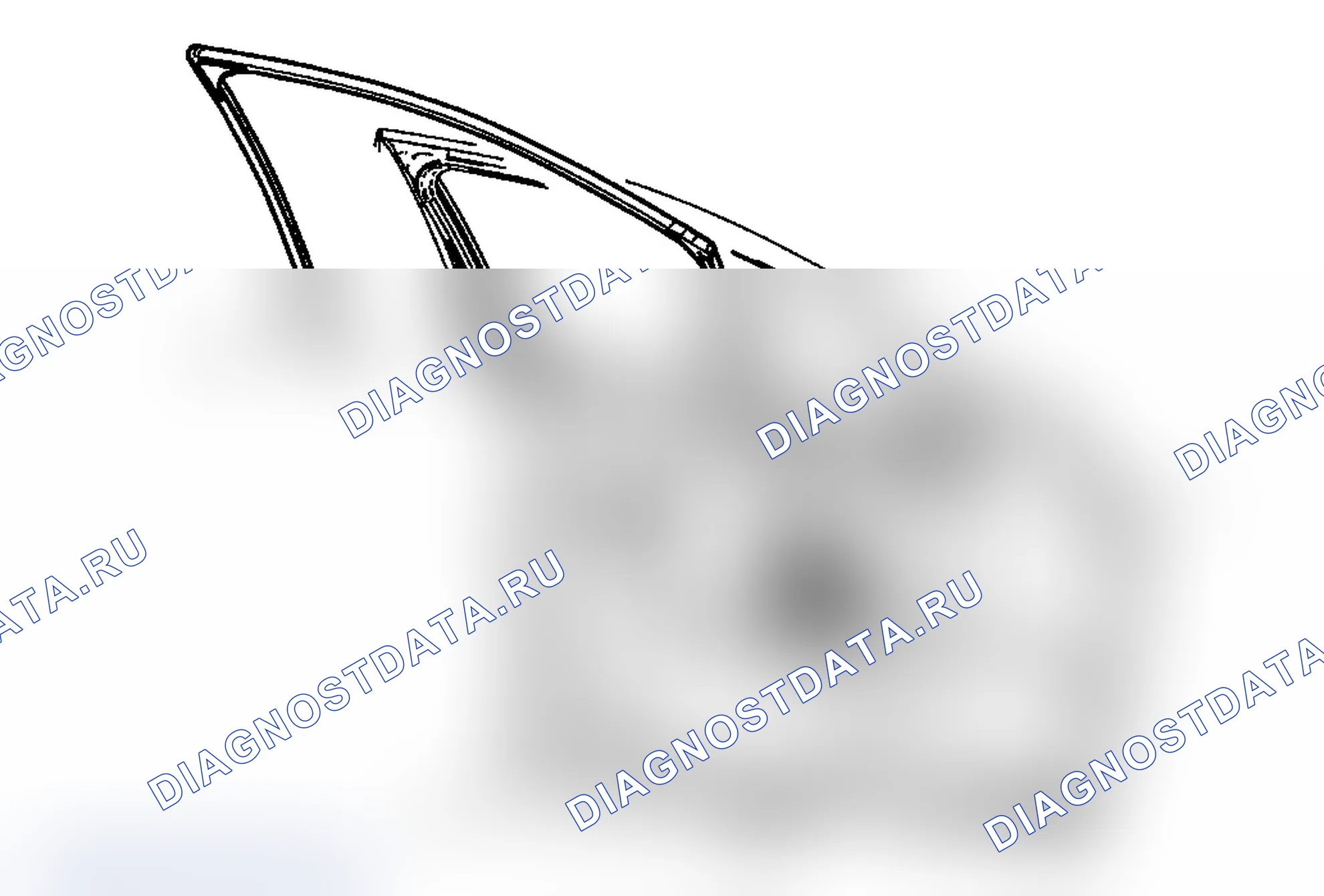 Рис. 10: Замена канала окна передней двери. Pontiac G6 I final