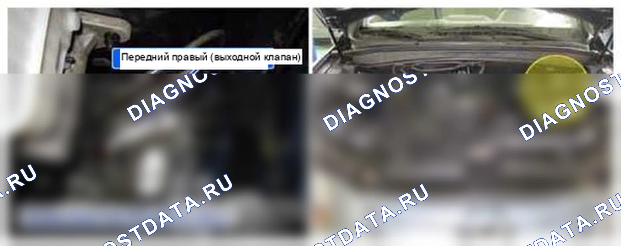Рис. 170: Расположение компонентов. Hyundai Santa Fe II рестайлинг
