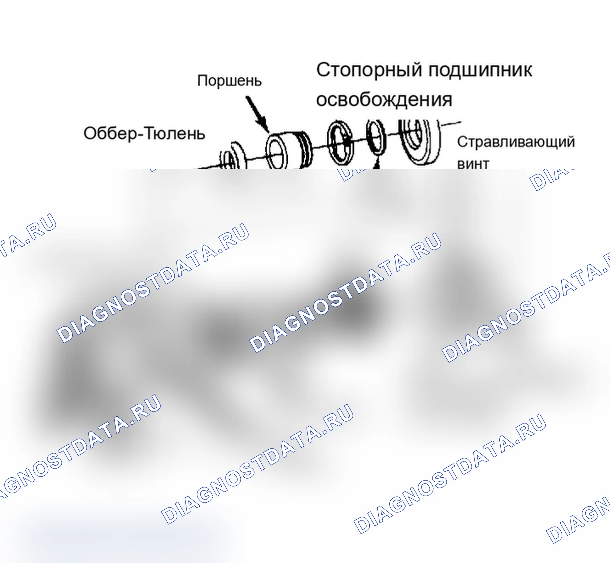Рис. 3: Ведомый цилиндр сцепления (ранняя конструкция) Замените ведомый цилиндр в сборе, если отверстие цилиндра, втулка или поршень в сборе чрезмерно изношены или повреждены.. Saab 900 I