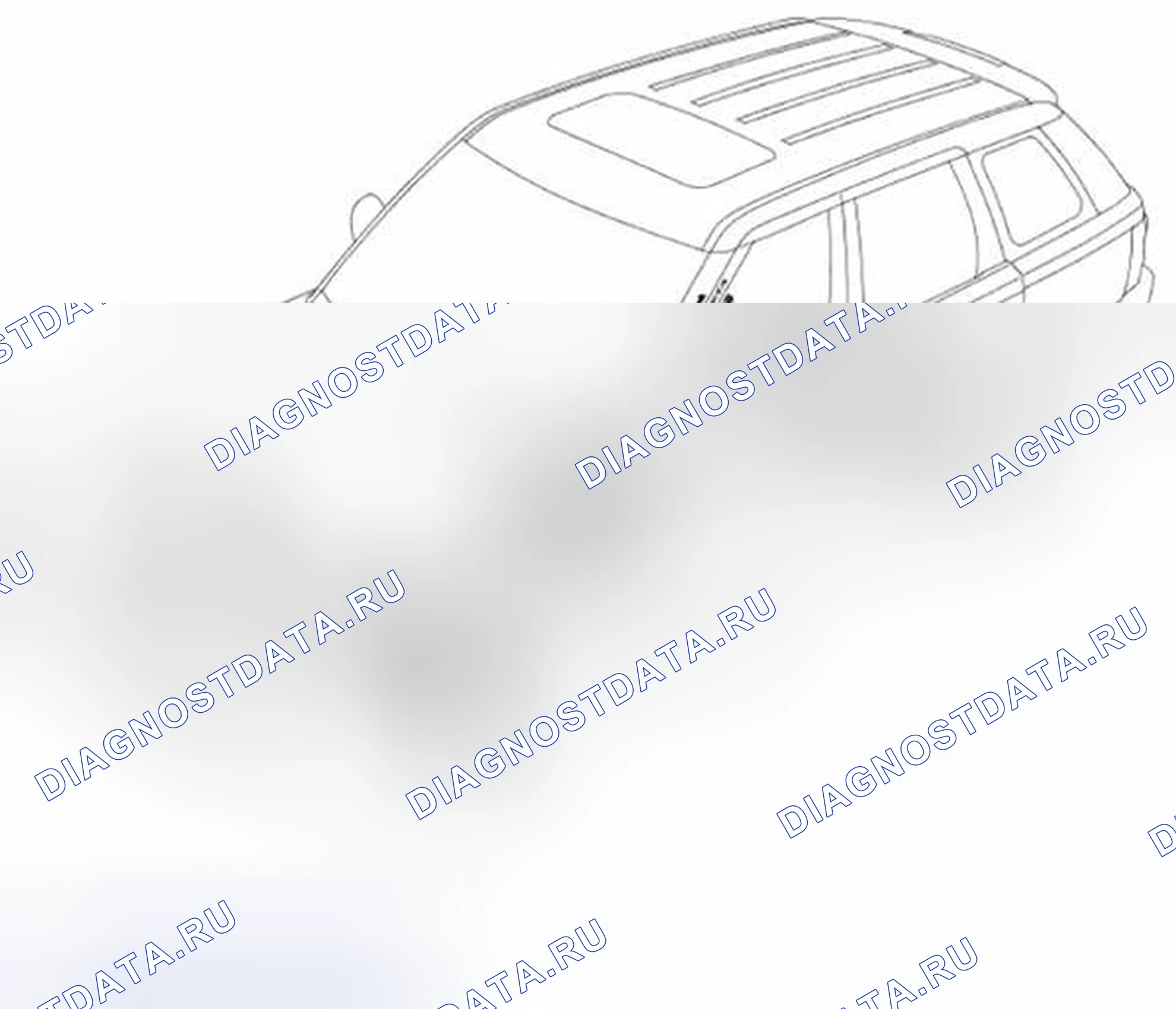 Рис. 1: РАСПОЛОЖЕНИЕ КОМПОНЕНТОВ ВАЛА ПРИВОДА. Land Rover Range Rover Sport L320