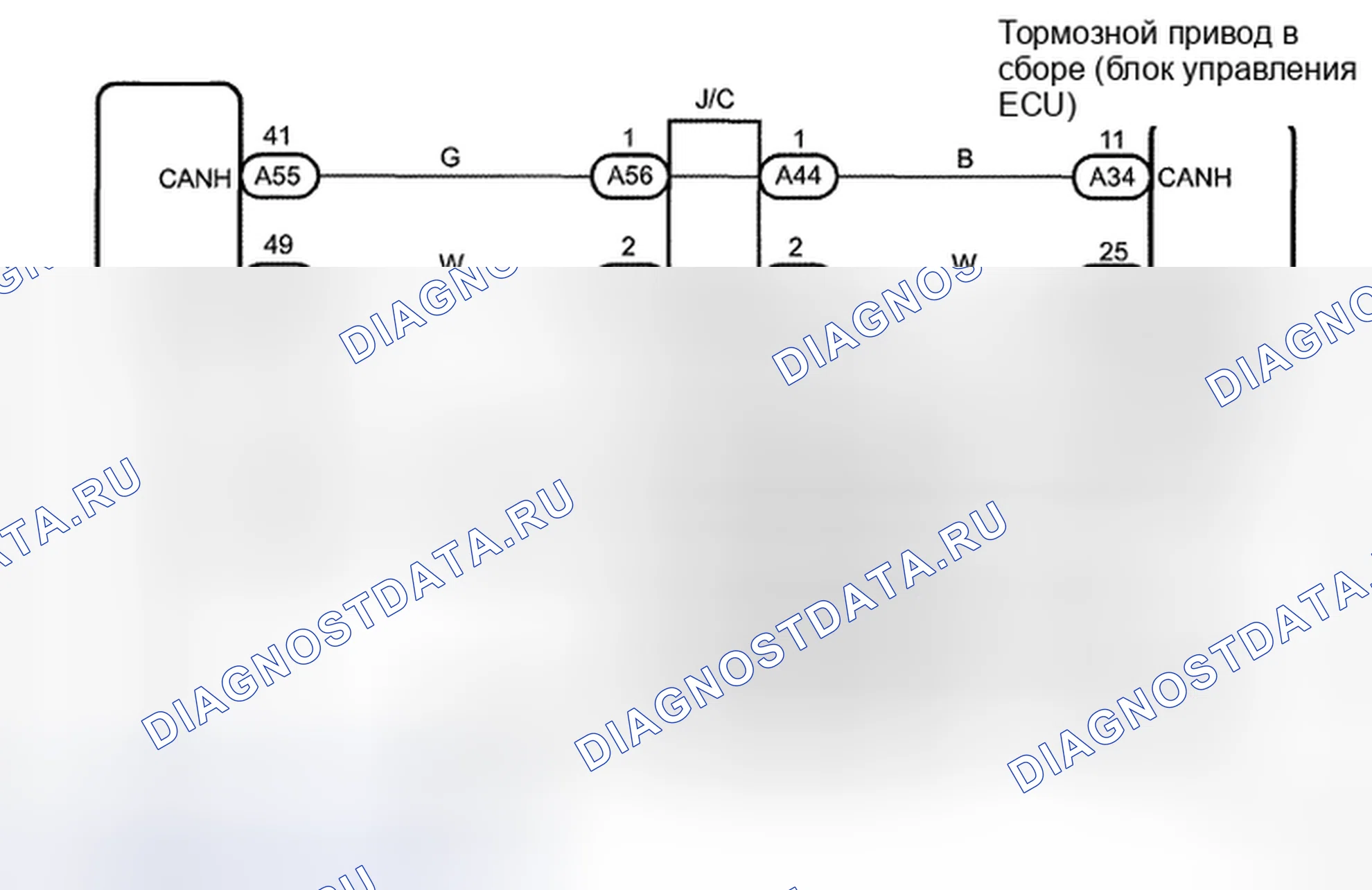 Рис. 58: электросхема. Toyota Avalon XX30 рестайлинг