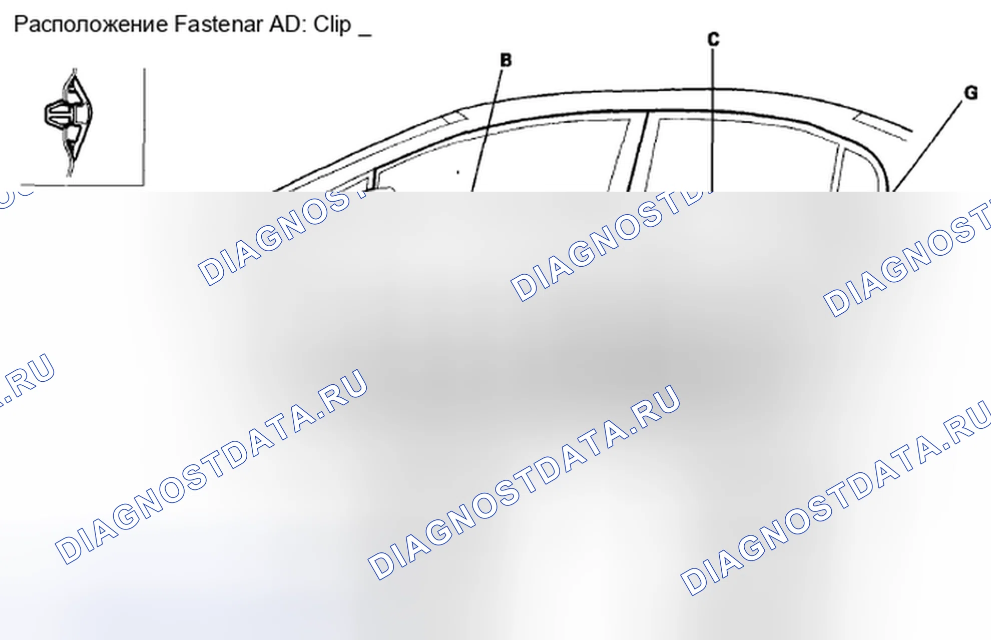 Рис. 13: Замена дверной формовки. Acura CSX I