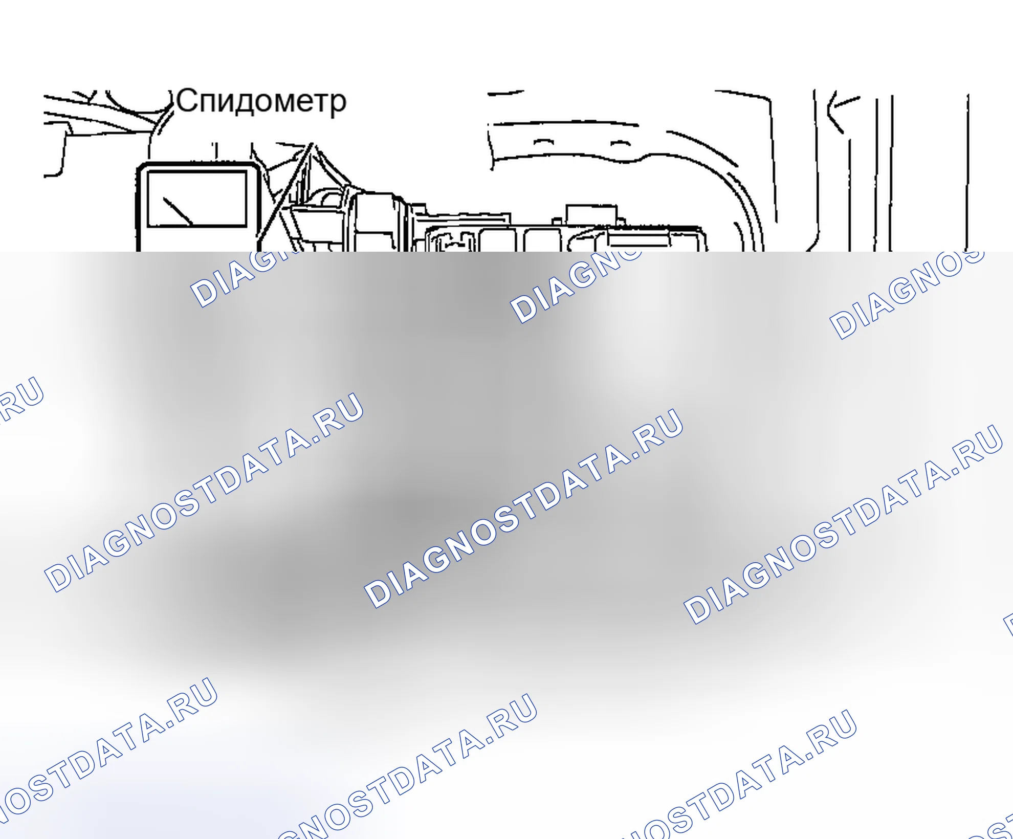 Рис. 217: ПРОВЕРКА ТАХОМЕТРА. Mazda MX-5 NA