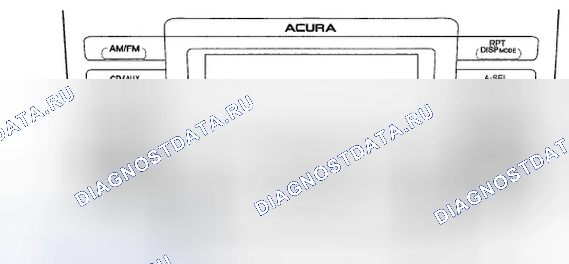 Рис. 42: Режим отображения серийного номера. Acura TSX I