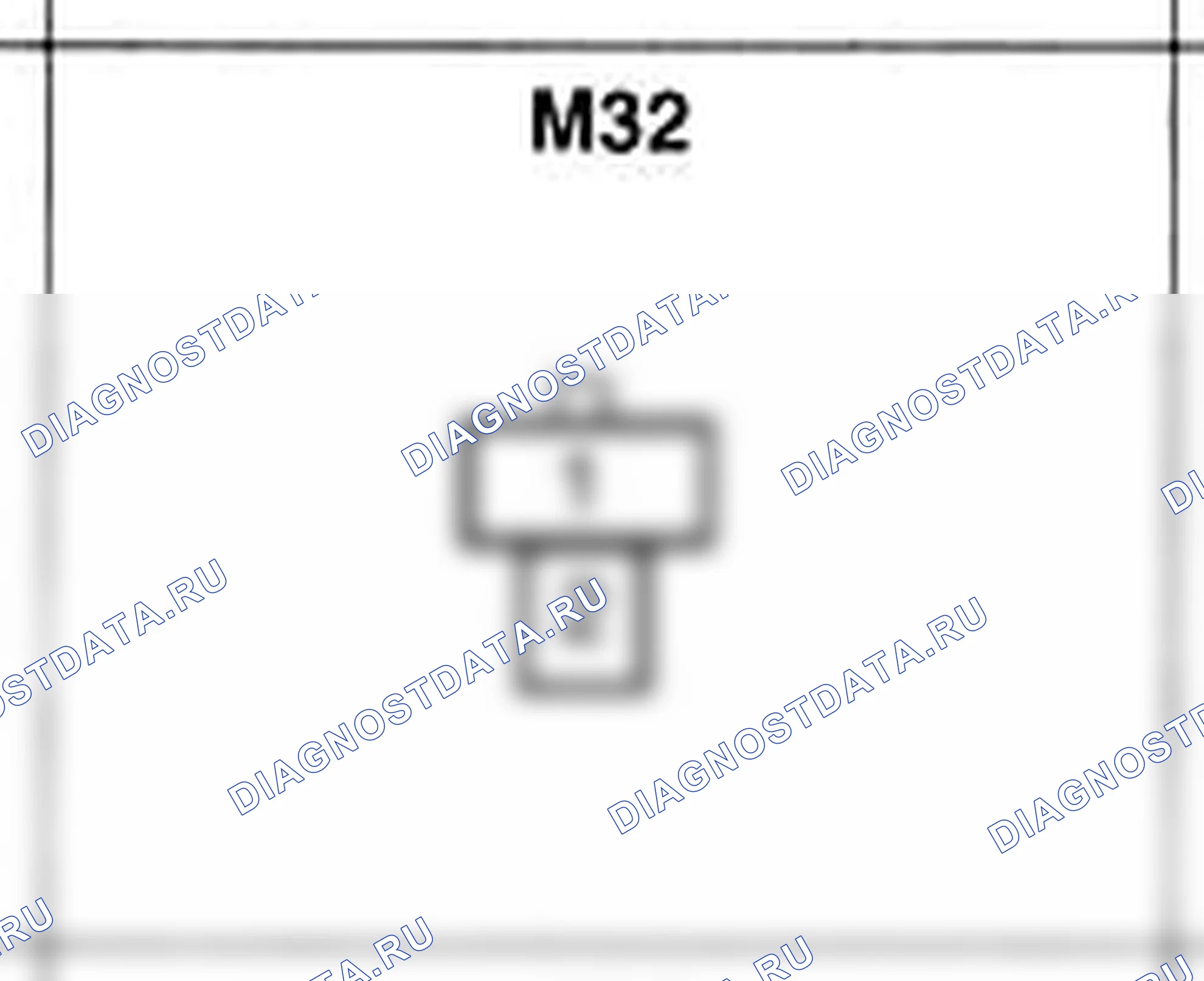 Распиновка разъёма M32 — основного жгута. Hyundai Atos MX