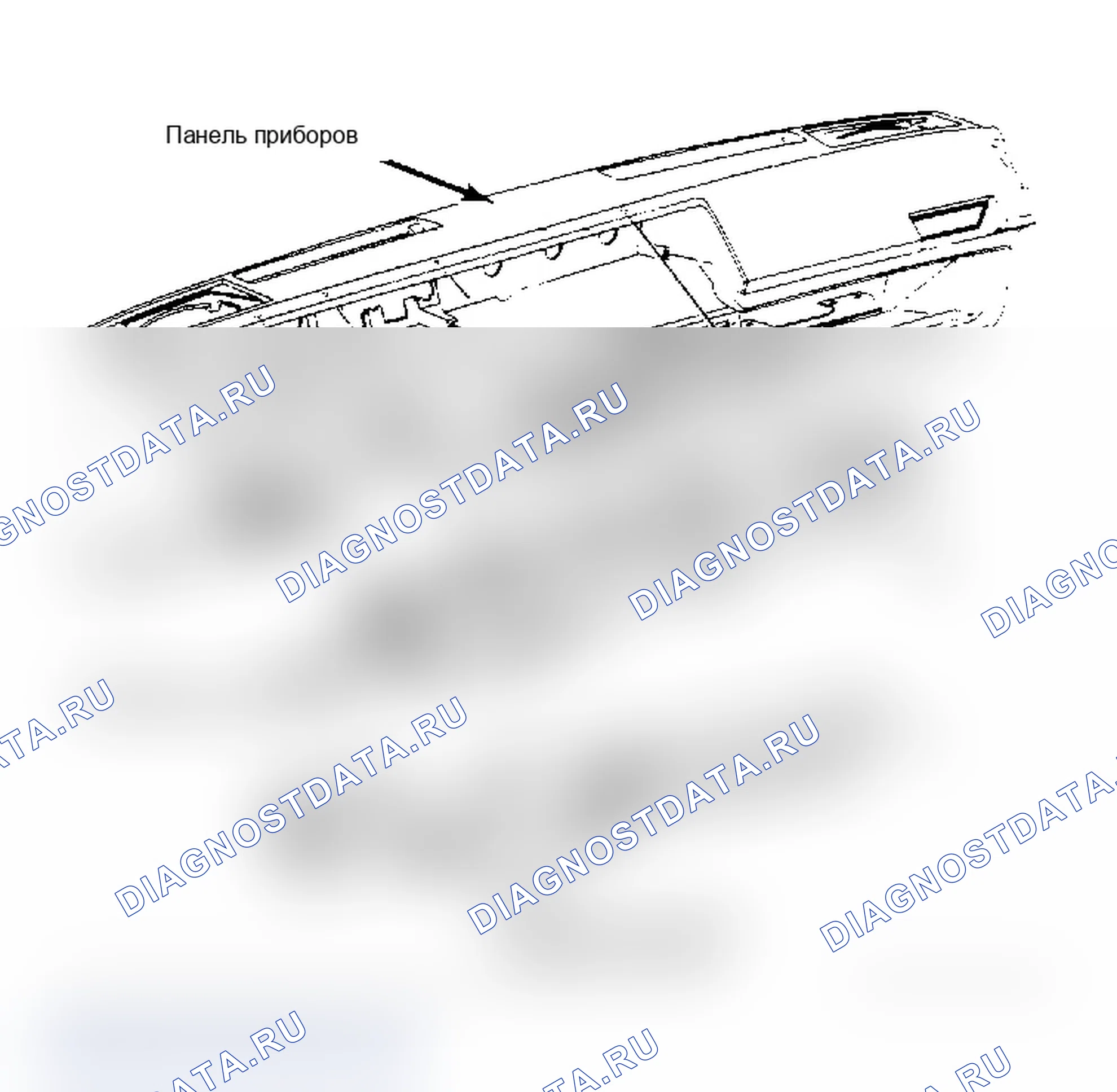 Рис. 5. Приборная панель 6000. Pontiac Grand Prix IV
