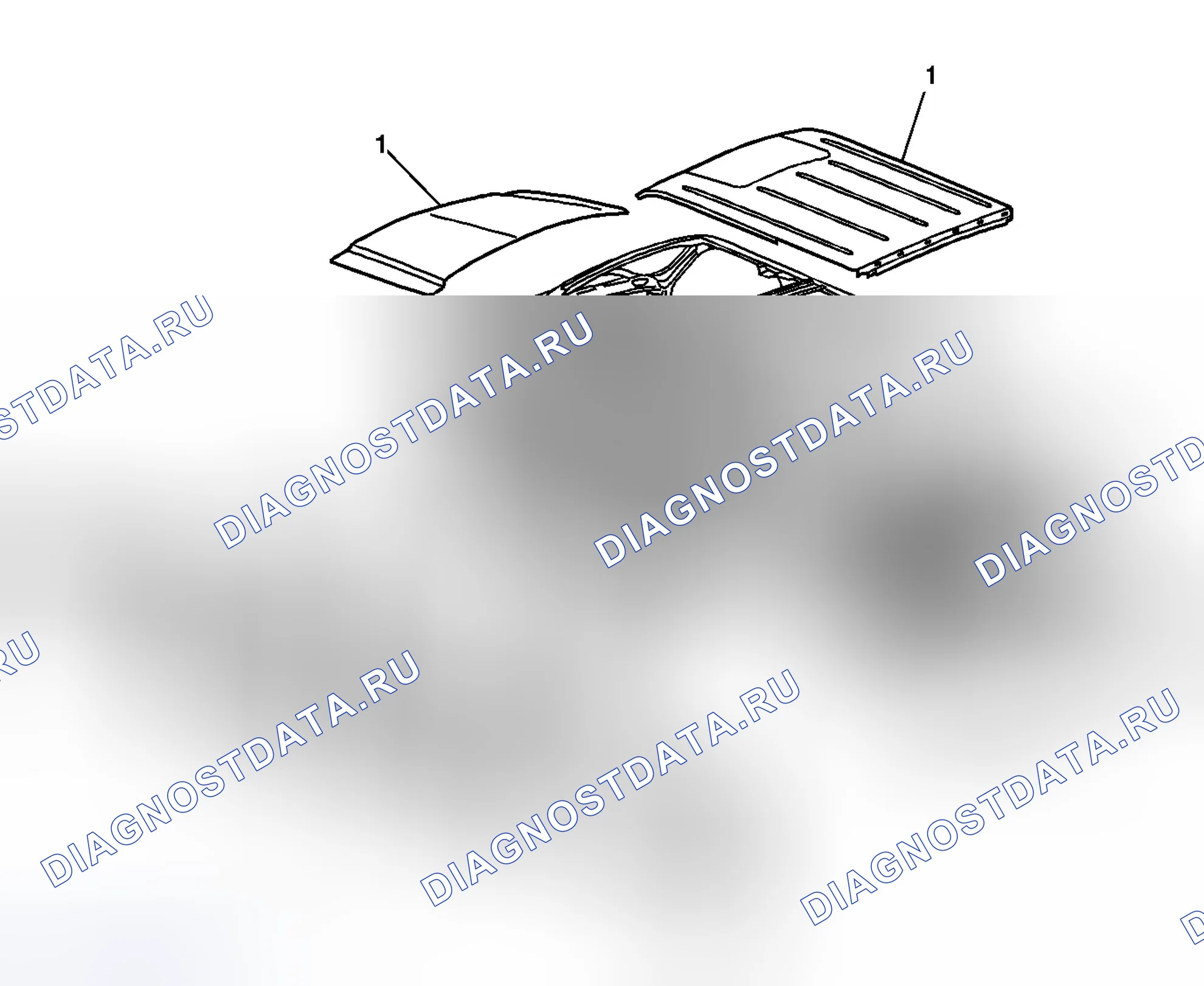 Рис. 23: Идентификация панели (идентификация металлической панели). Chevrolet Tahoe II