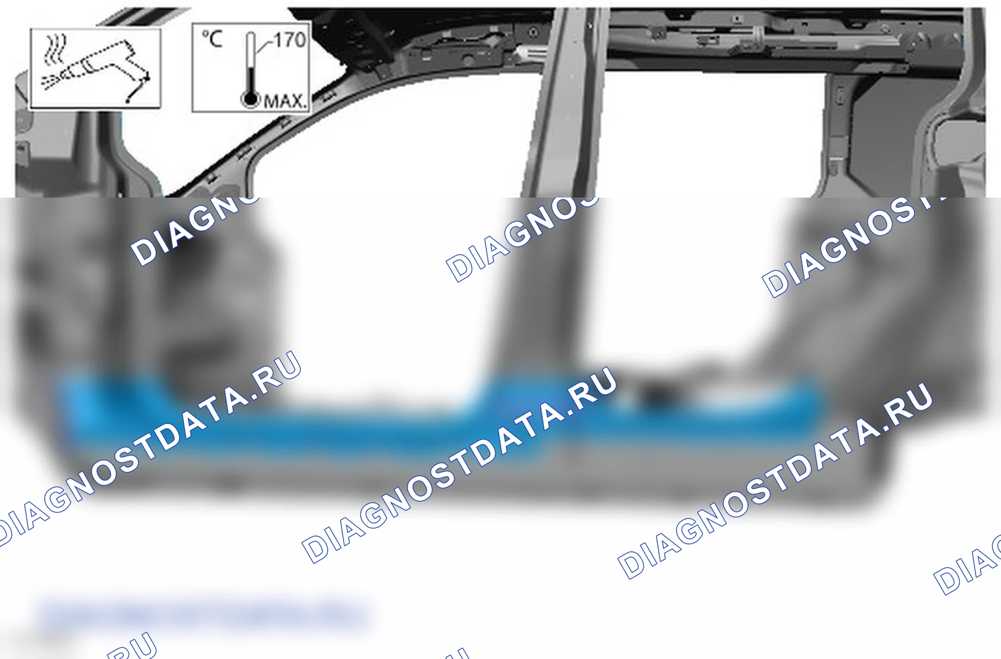 Как снять и установить панель нижней обвязки. Ford Transit Connect II
