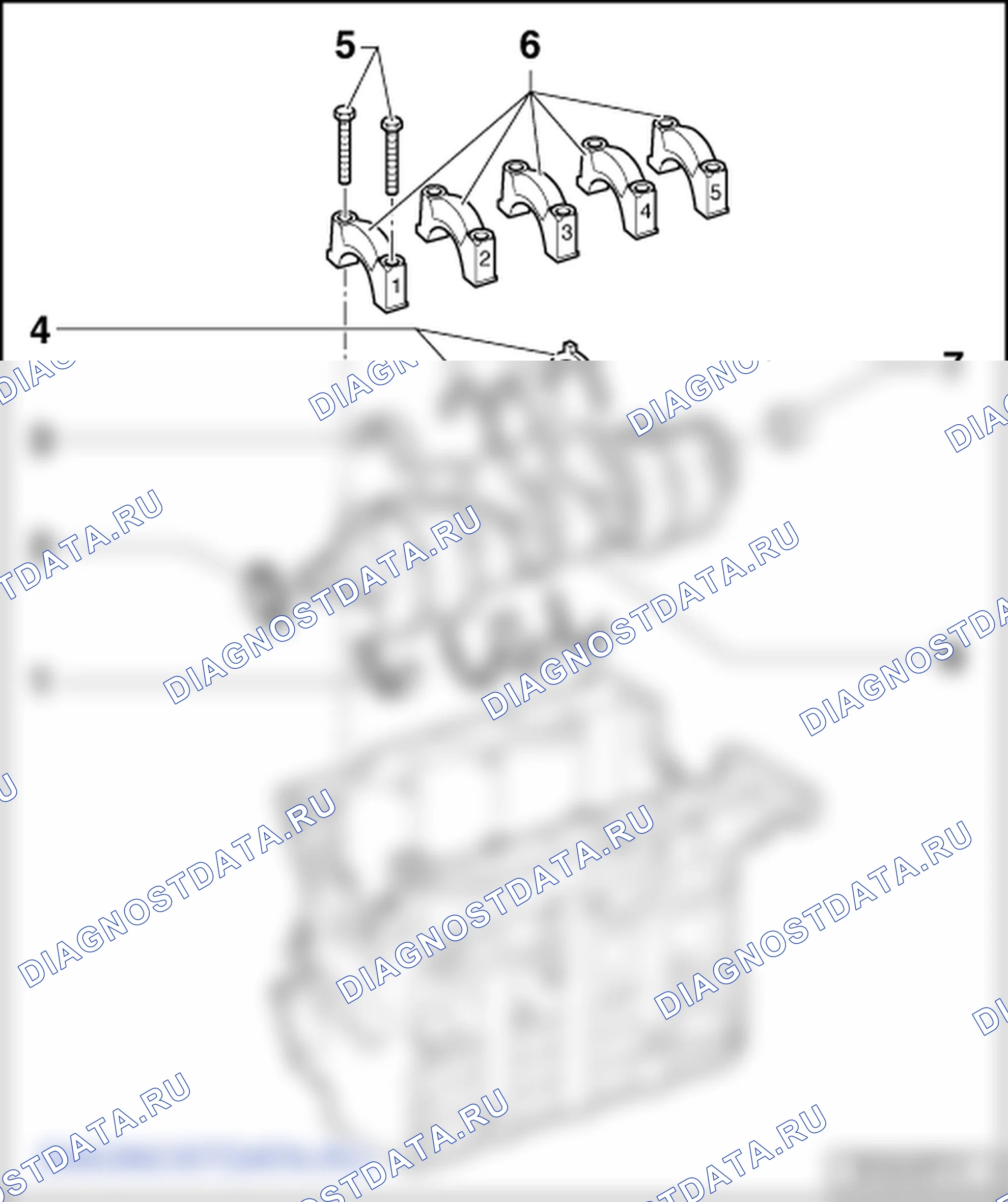 Коленчатый вал, поршень и шатун (2,0/103 кВт TDI PD, 2,0/100 кВт TDI PD). Skoda Octavia Ii