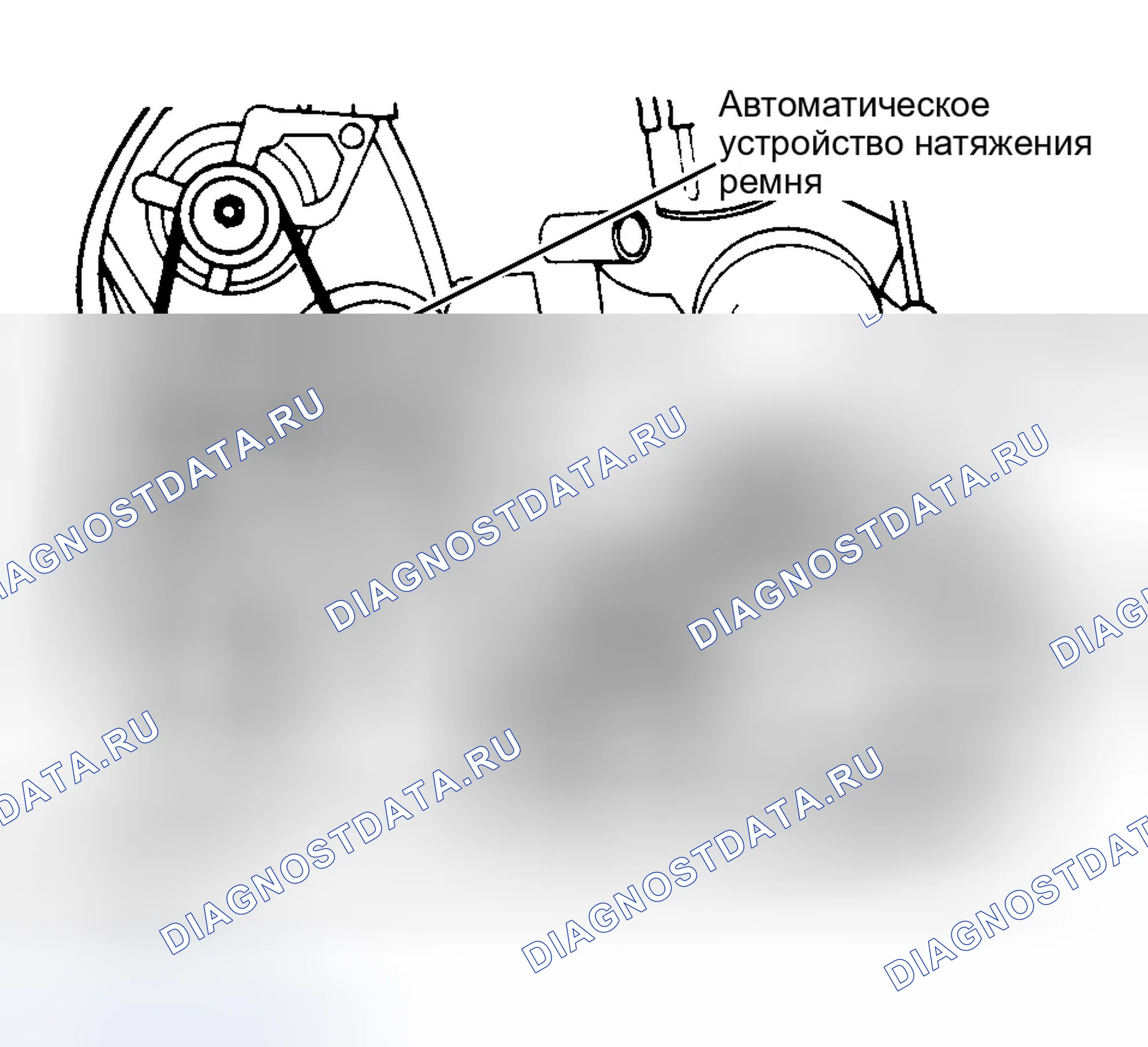 Рис. 9: МАРШРУТИЗАЦИЯ ПРИВОДНОГО РЕМНЯ (3.0L универсал и VOYAGER). Chrysler 300M I