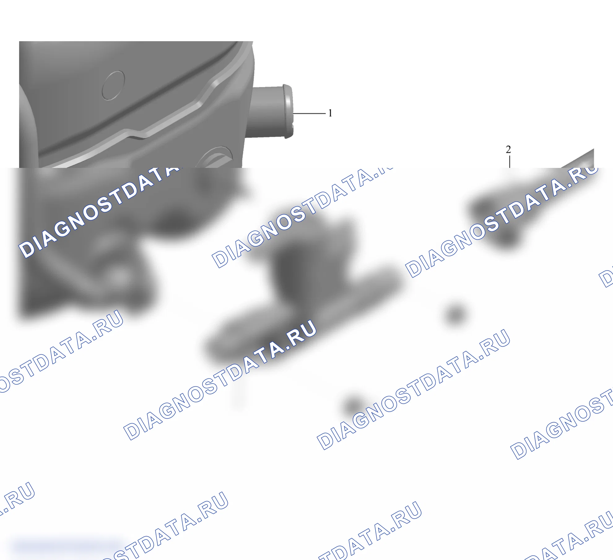 Схема расположения запорной арматуры резервуара — Wey V8X. Wey V8X I