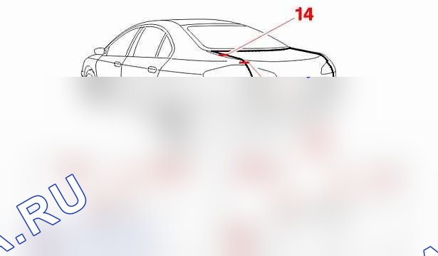 Идентификация: зазоры и выравнивание — c4bk2jbd. Peugeot 607 I рестайлинг