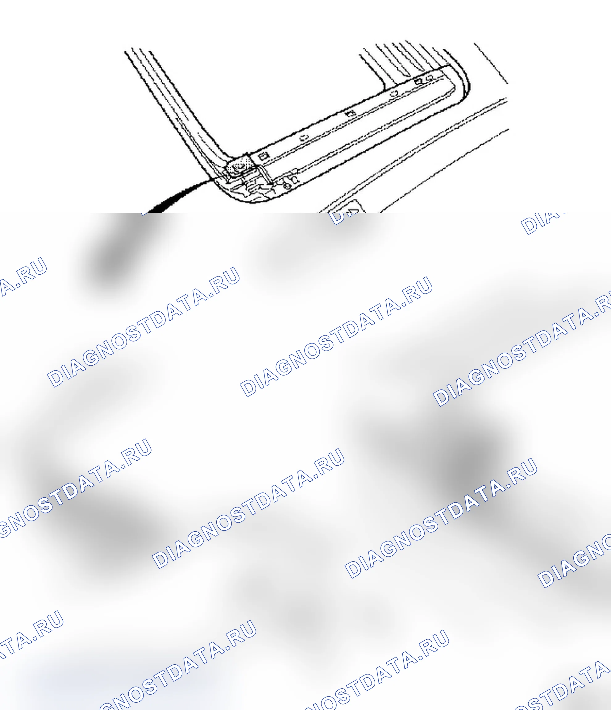 Демонтаж и установка управляющих колодок обтекателя (модель F07). Opel Astra G