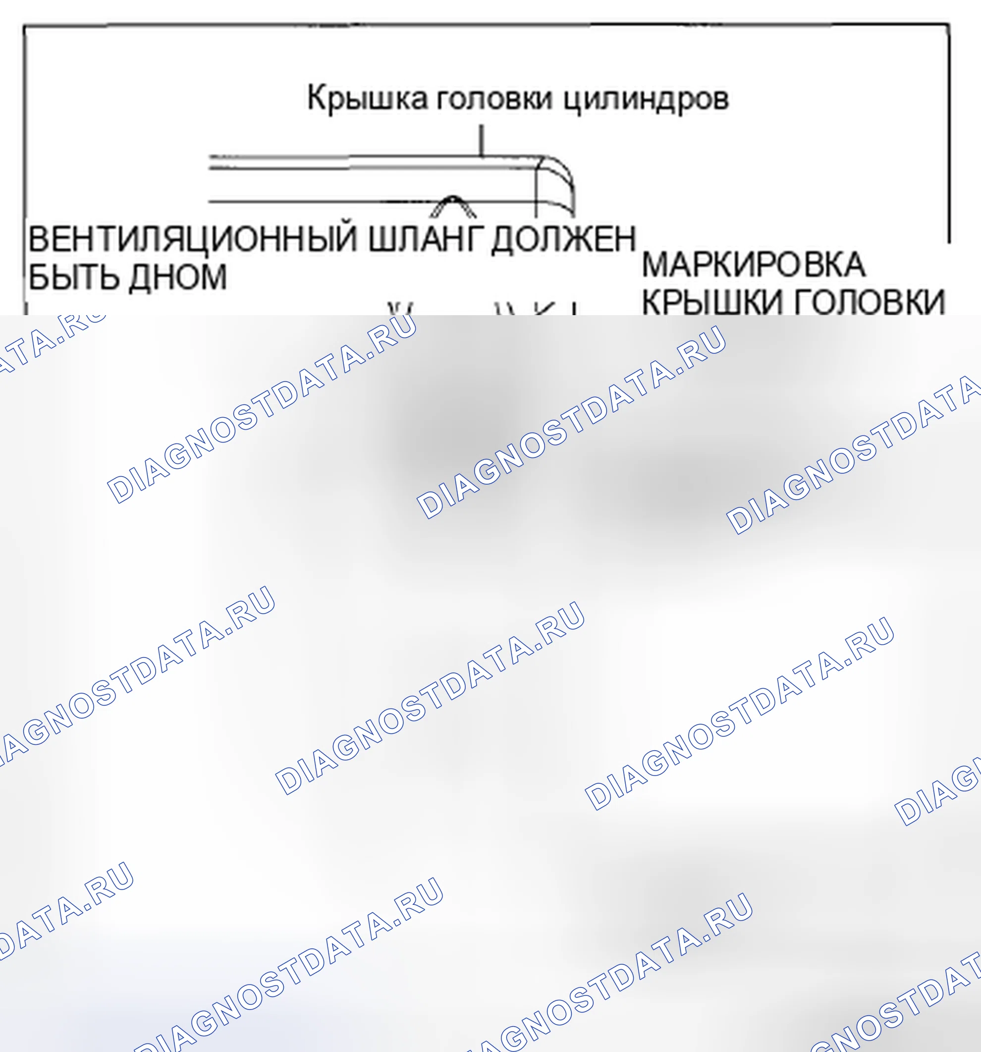 Рис. 14: Примечание по монтажу вентиляционного шланга. Mazda CX-5 I