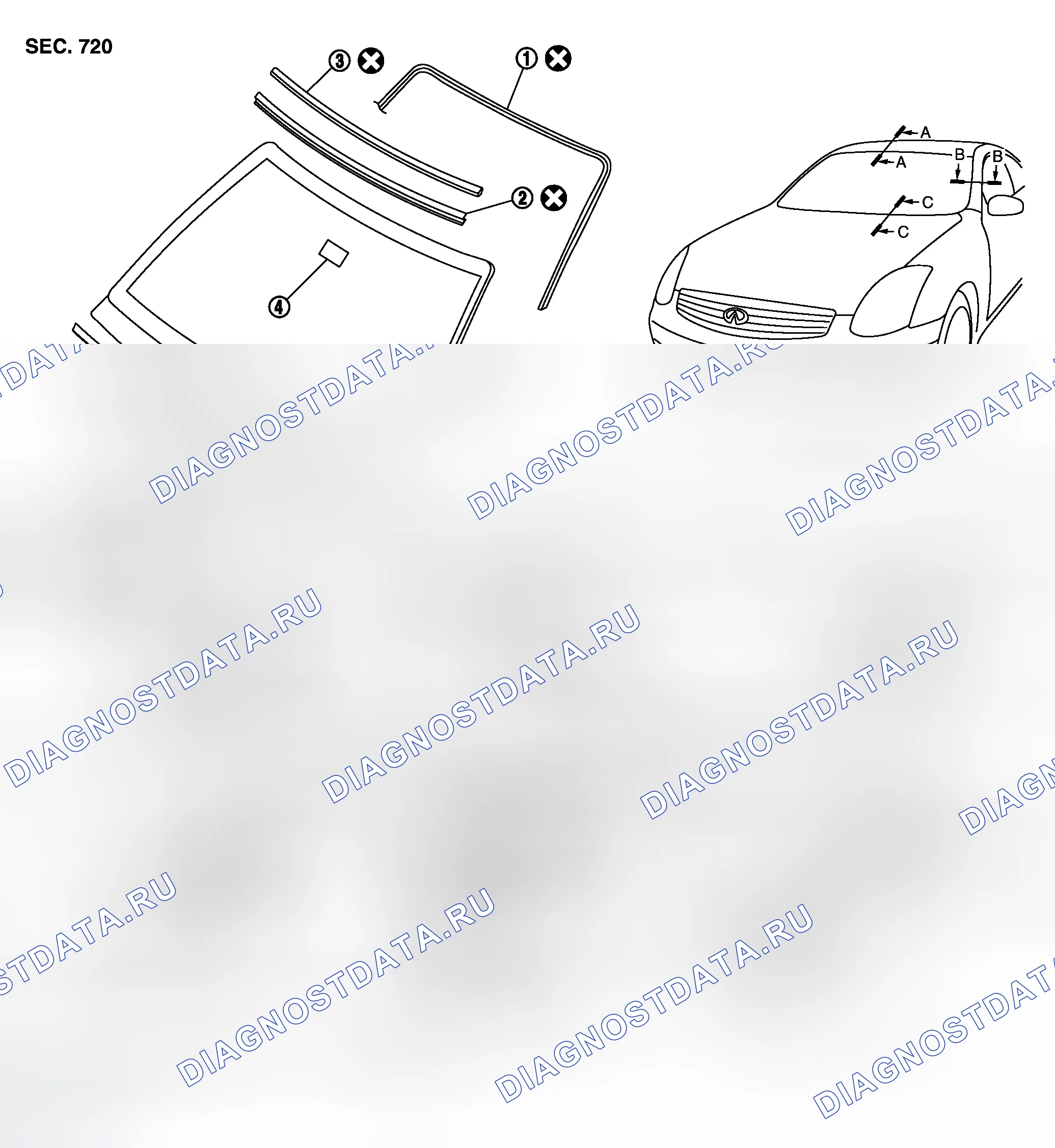 Рис. 134: Демонтаж и монтаж. Infiniti G35 III