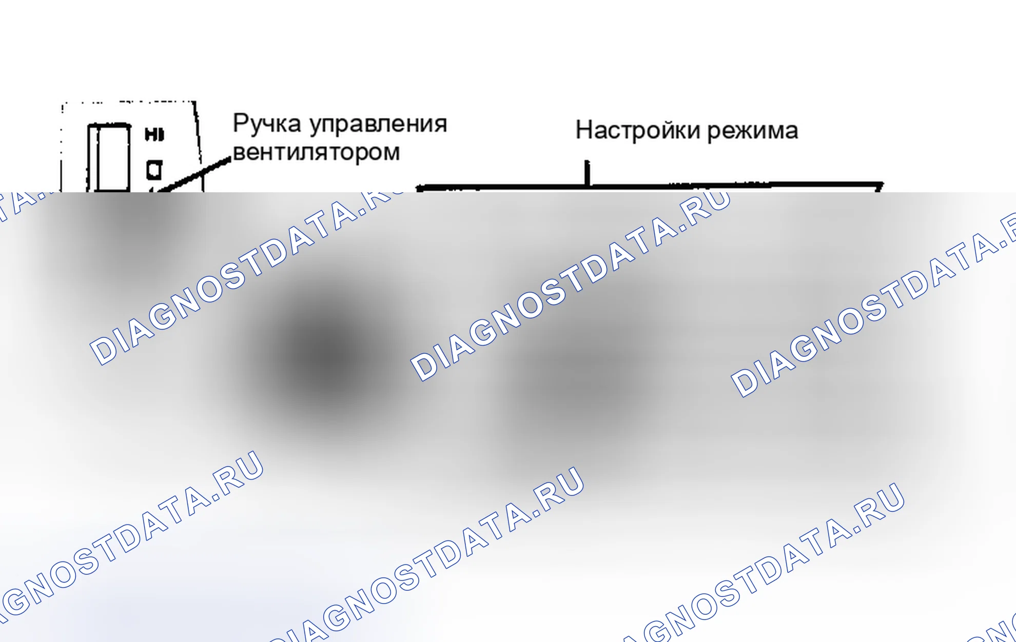 Рис. 24: General Motors Manual кондиционер управление Панель Конструкция управления вентилятором вентилятора варьируется в зависимости от модели.. Oldsmobile Omega I