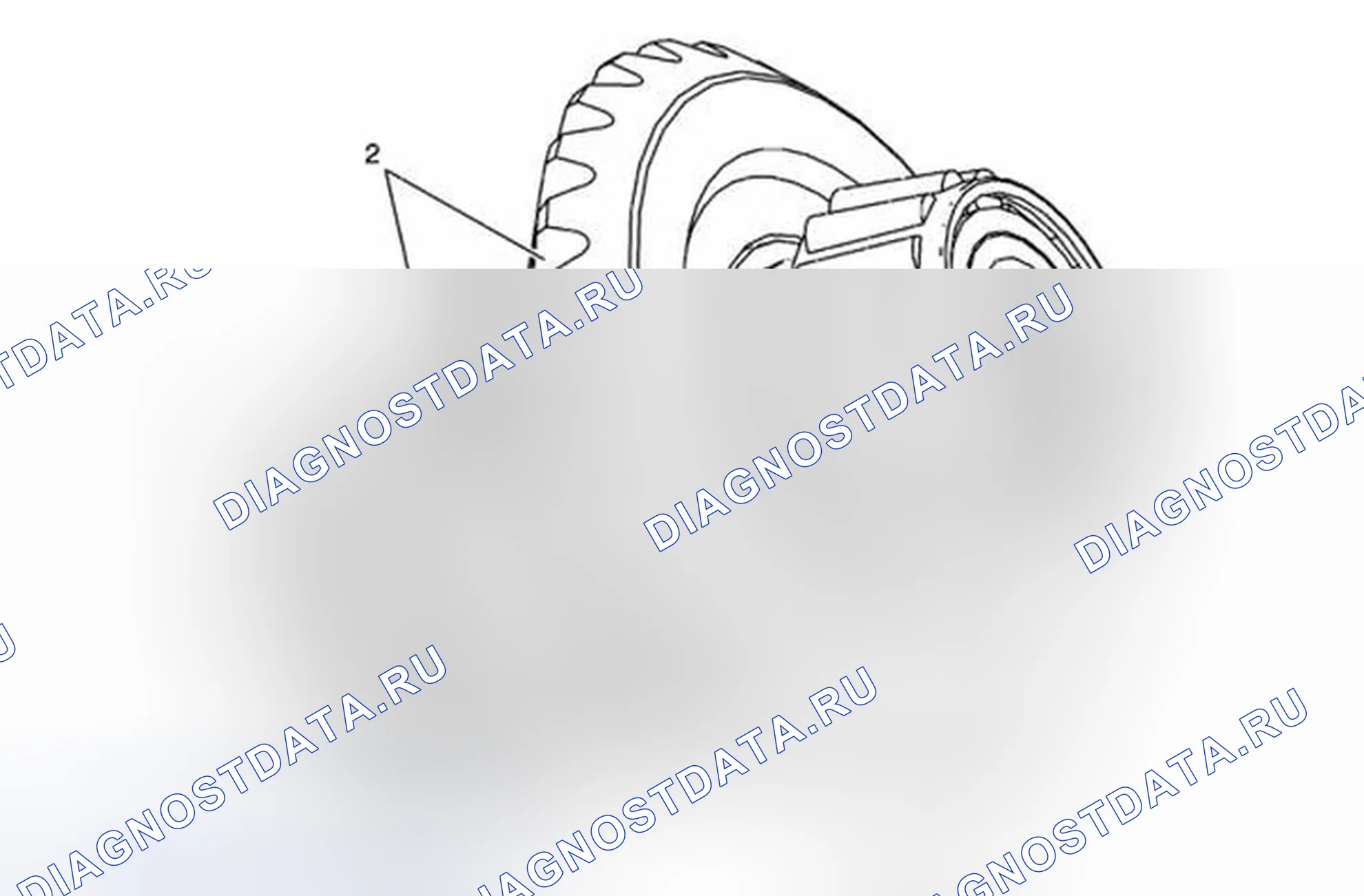 Рис. 17: Очистка и проверка промежуточного вала. Buick Encore I