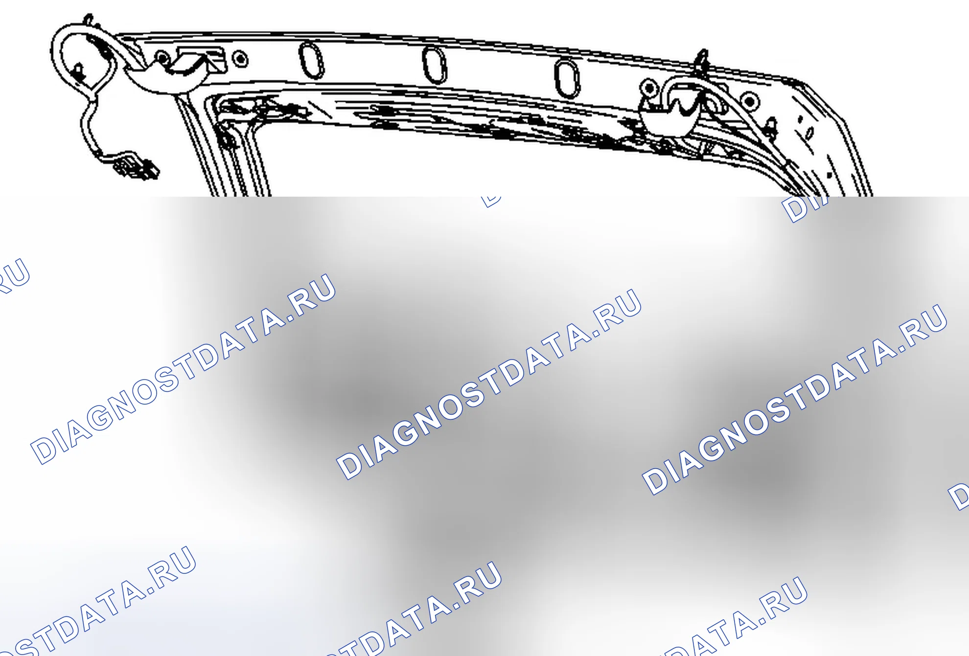 Рис. 5: Замена защелки дверь багажника. Cadillac CTS II