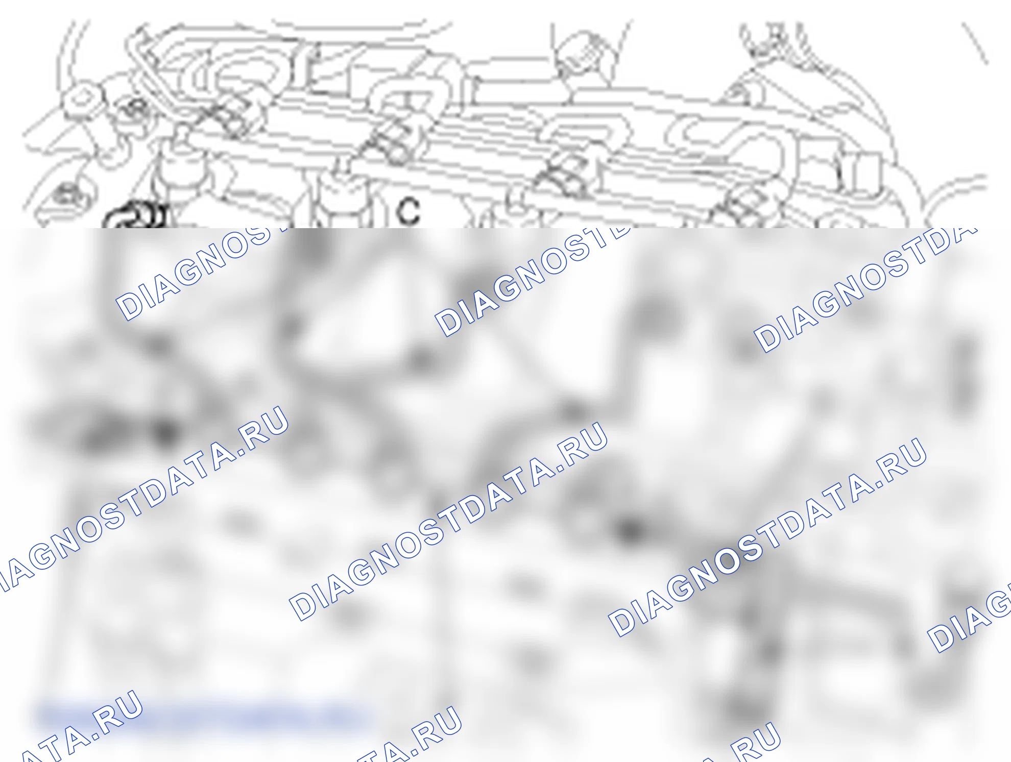 Снятие Common Rail. Hyundai Santa Fe CM