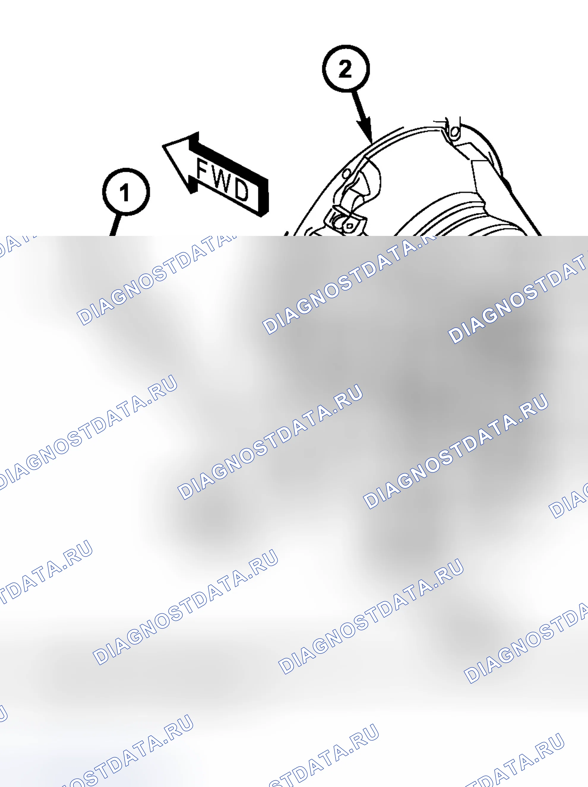 Рис. 167: ДЕМОНТАЖ. Dodge Pickup R2500 