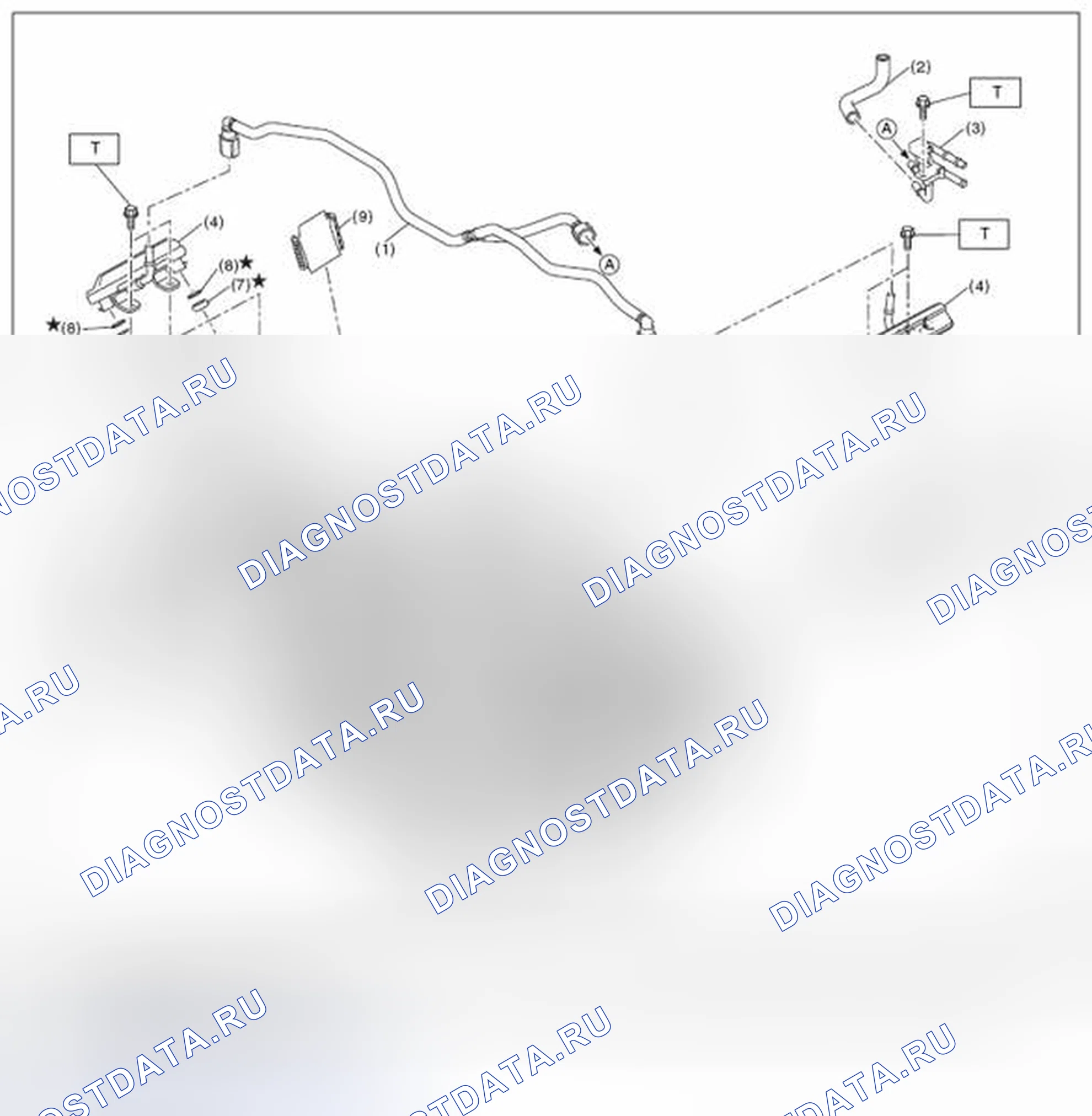 Рис. 98: ВПУСКНОЙ КОЛЛЕКТОР 2. Subaru Legacy BM/BR рестайлинг
