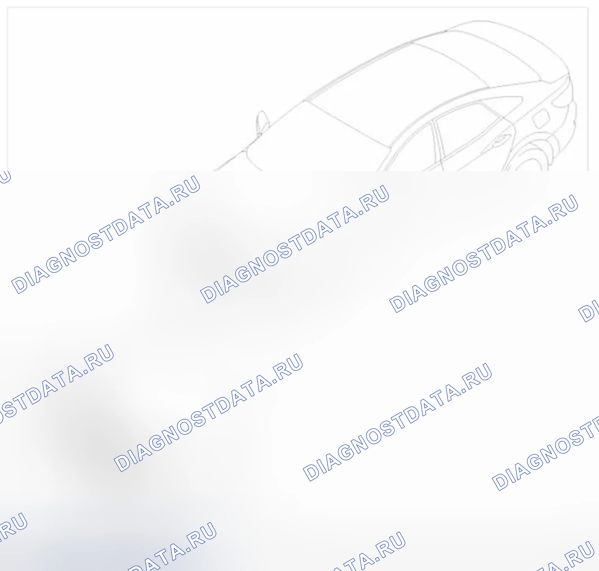 Рис. 2: Расположение компонентов. Hyundai Azera II
