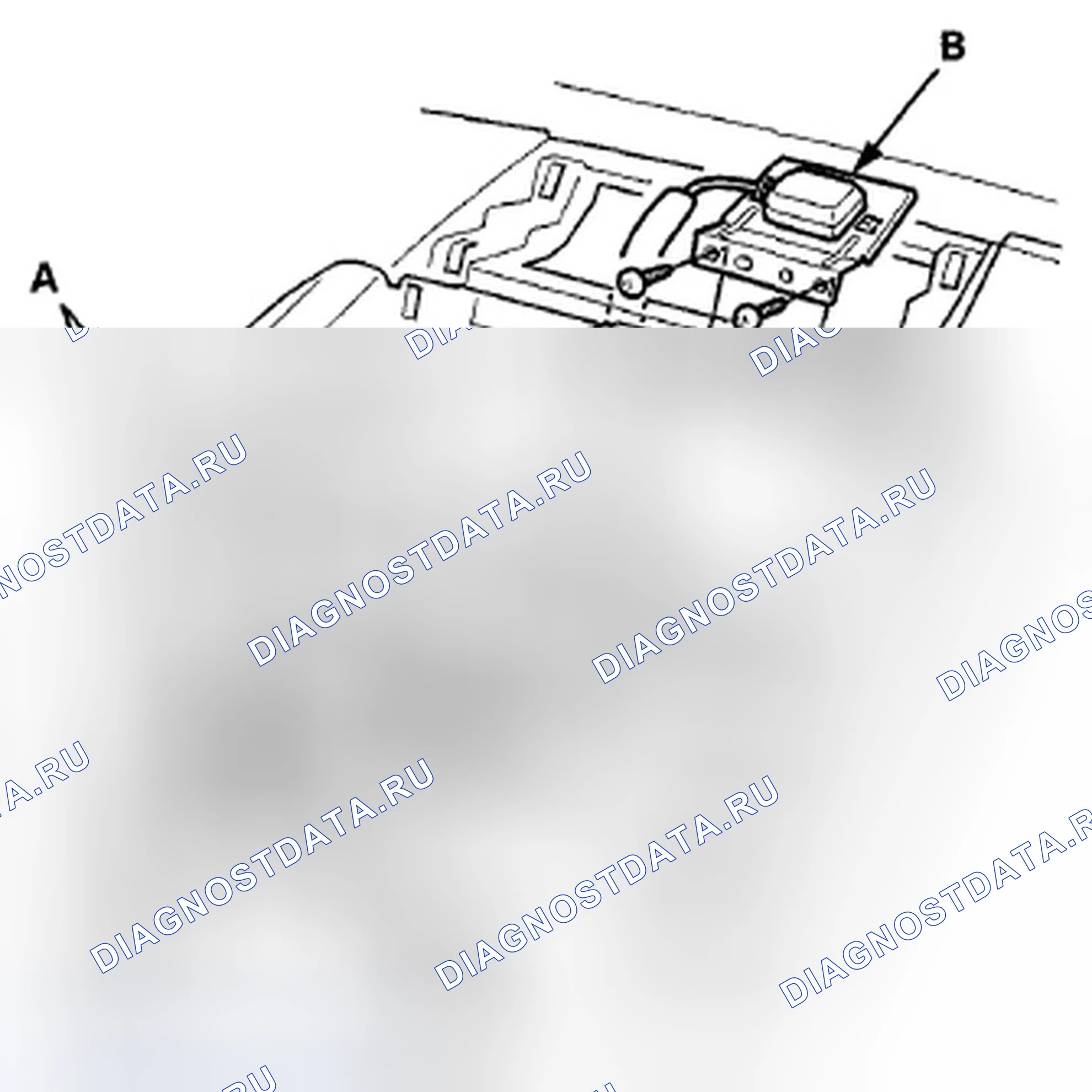 Рис. 47: Снятие / установка антенны GPS - (модели ' 07-09). Honda CR-V III