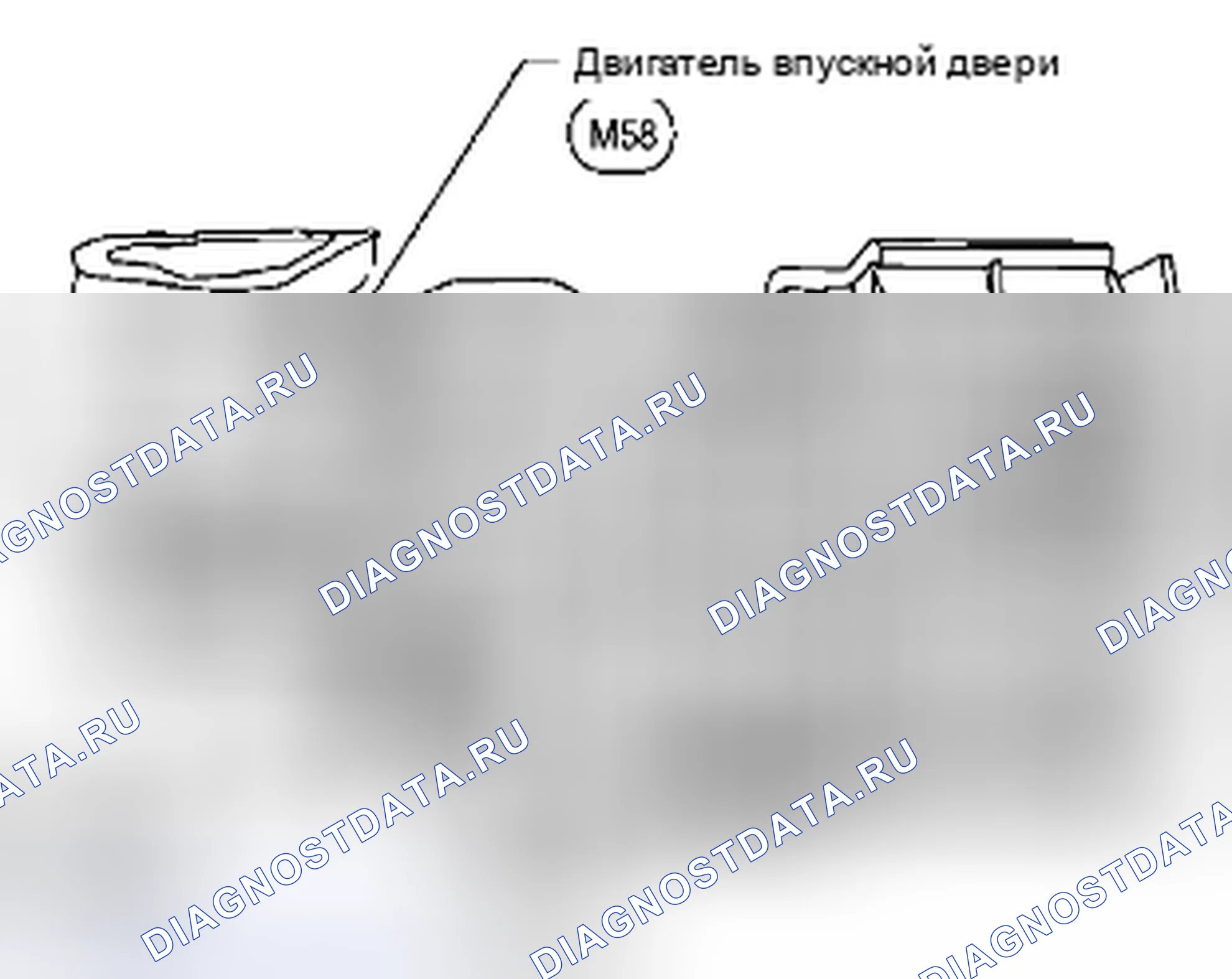 Рис. 87: Двигатель впускной двери. Suzuki Equator I