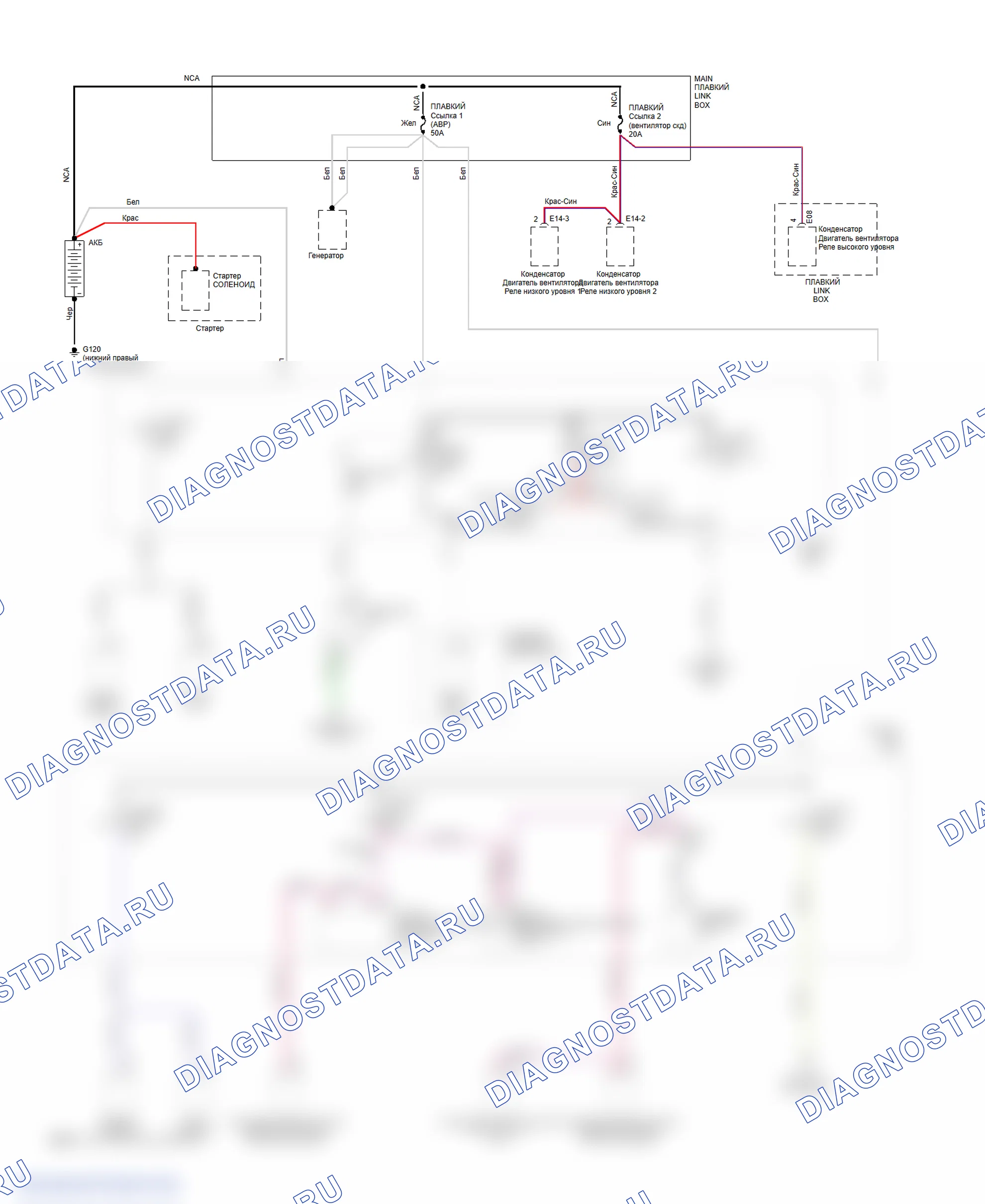 Power Distribution Circuit (1 of 5). Hyundai Sonata III