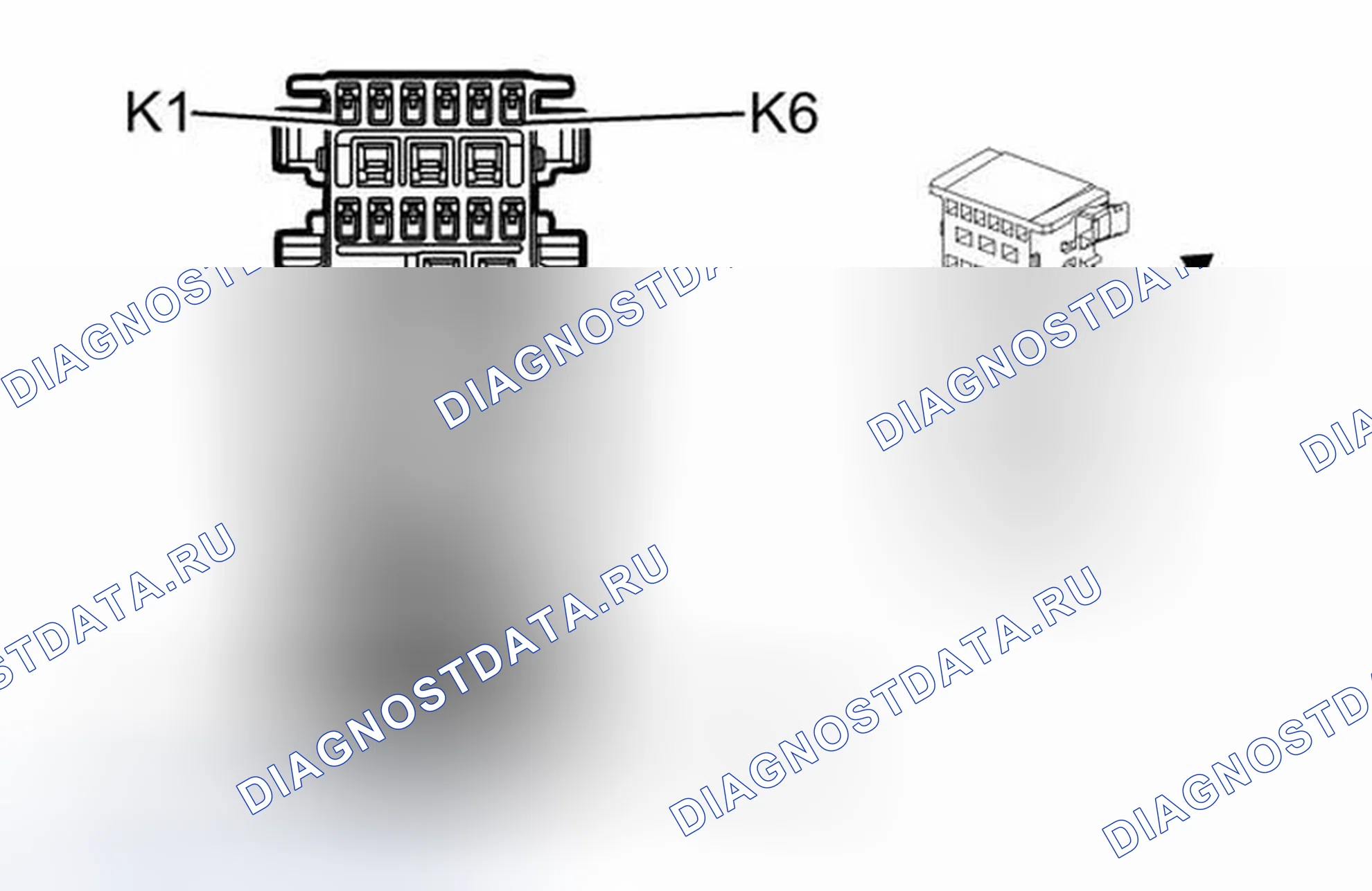 Рис. 4: X50A Блок предохранителей - Underhood X1. Chevrolet Equinox II