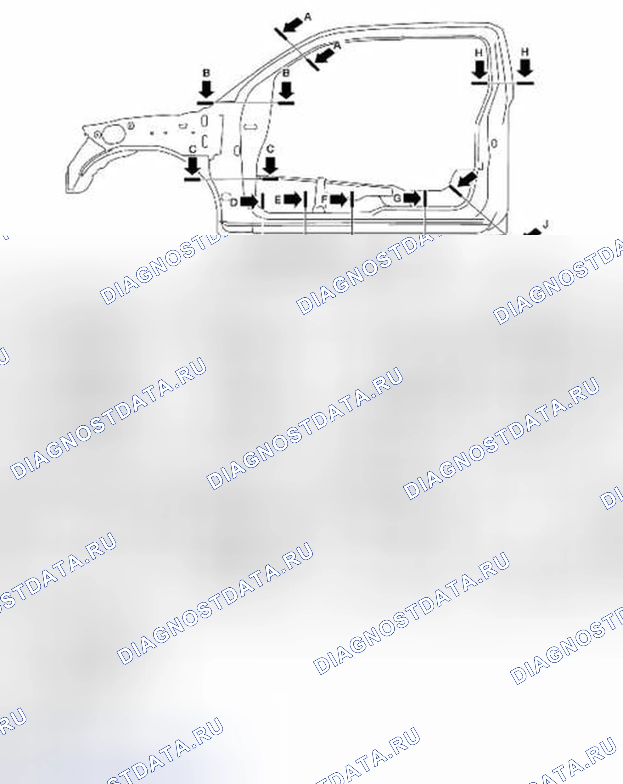 Рис. 3: КОНСТРУКЦИЯ КУЗОВА, КАБИНА КОРОЛЯ. Suzuki Equator I
