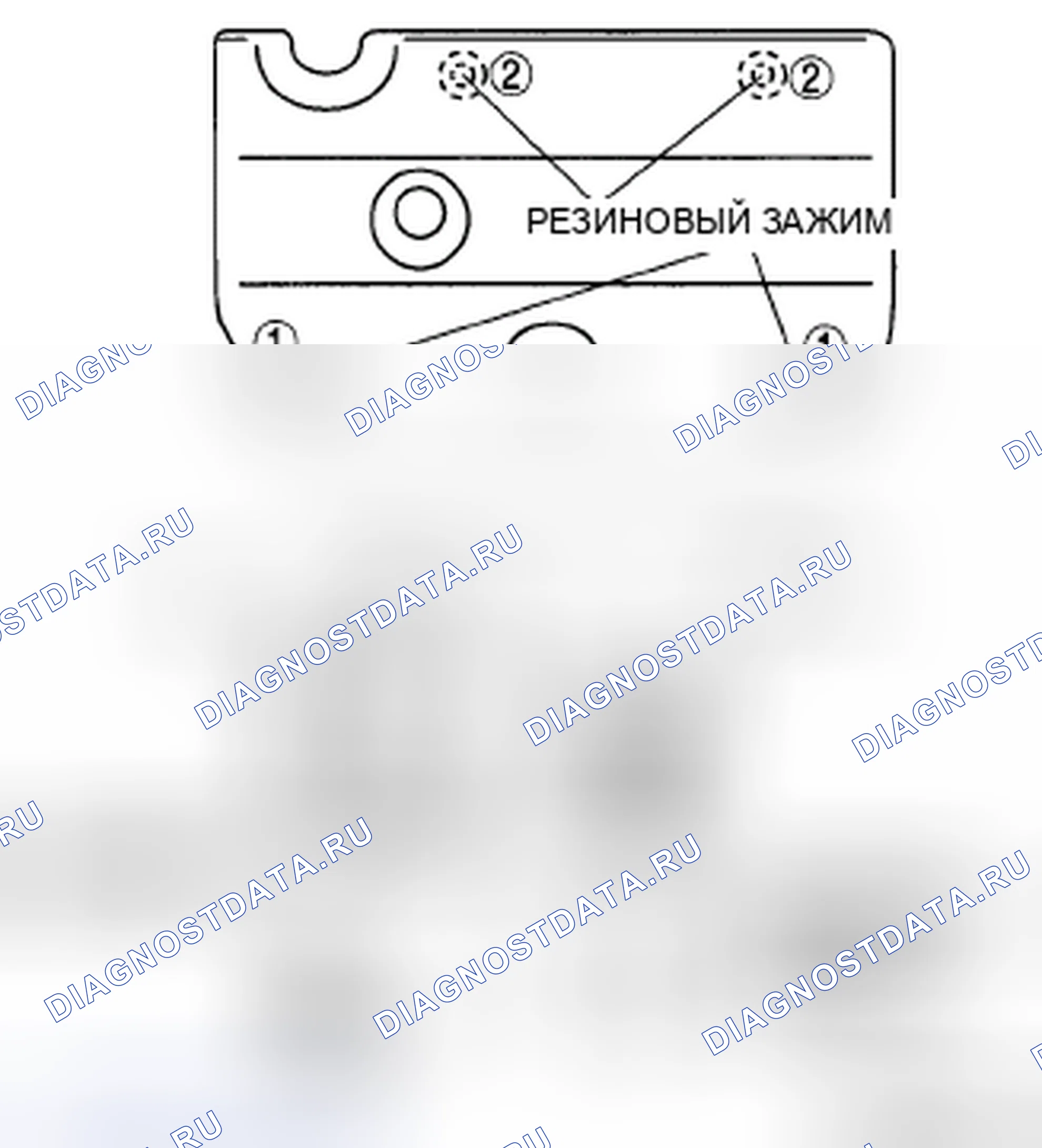 Рис. 5: ДЕМОНТАЖ / МОНТАЖ ЗАГЛУШКИ [L3]. Mazda 5 I рестайлинг