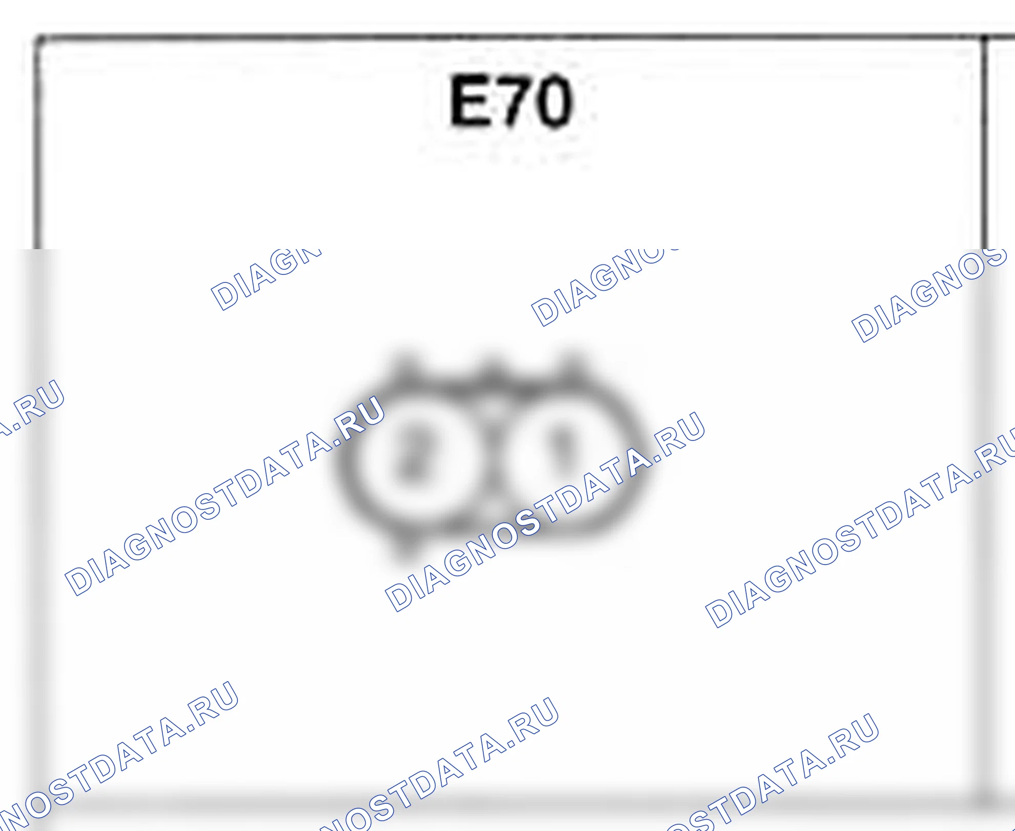 Распиновка разъёма E70 — жгута двигателя. Hyundai Accent LC