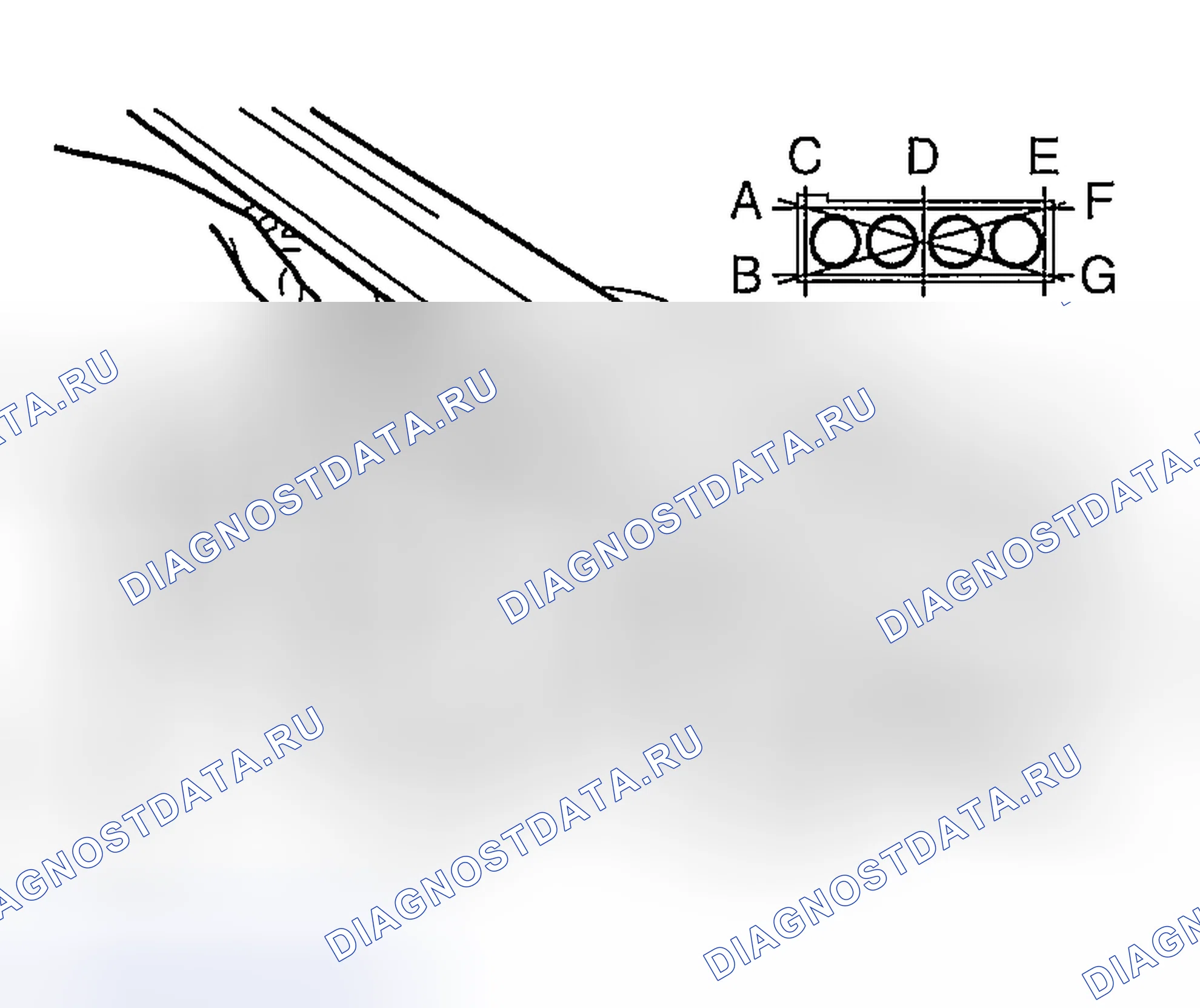 Рис. 715: БЛОК ЦИЛИНДРОВ. Mazda MX-5 NA