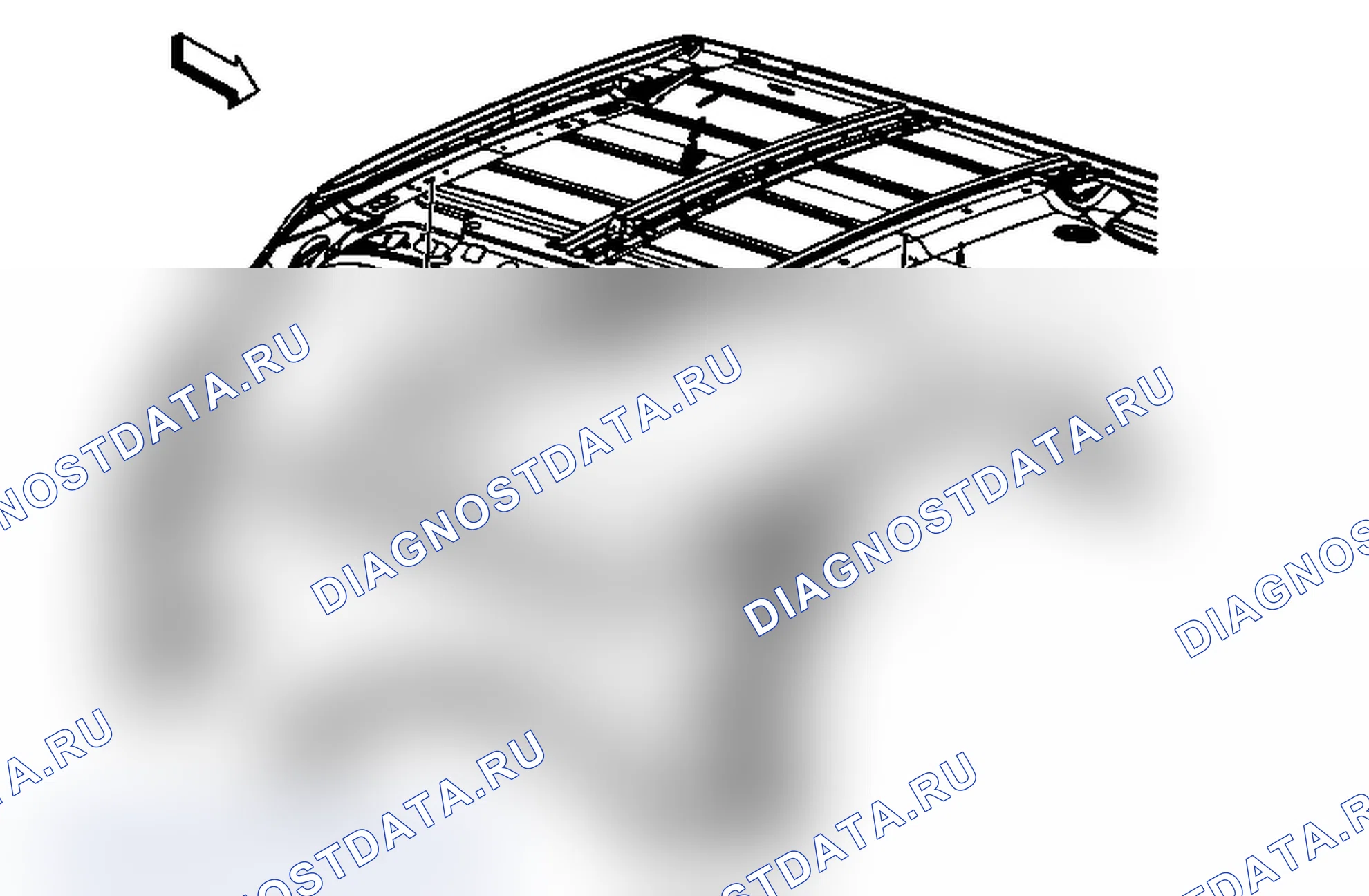 Рис. 115: Замена задней панели отделки (расширенная колесная база). Chevrolet Tahoe III