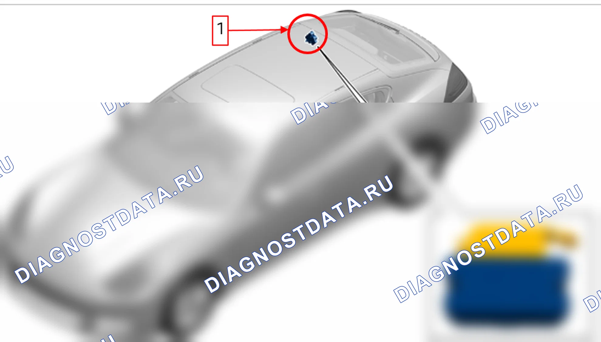 Место установки блока управления электрического стояночного тормоза — Panamera (2015). Porsche Cayenne II рестайлинг