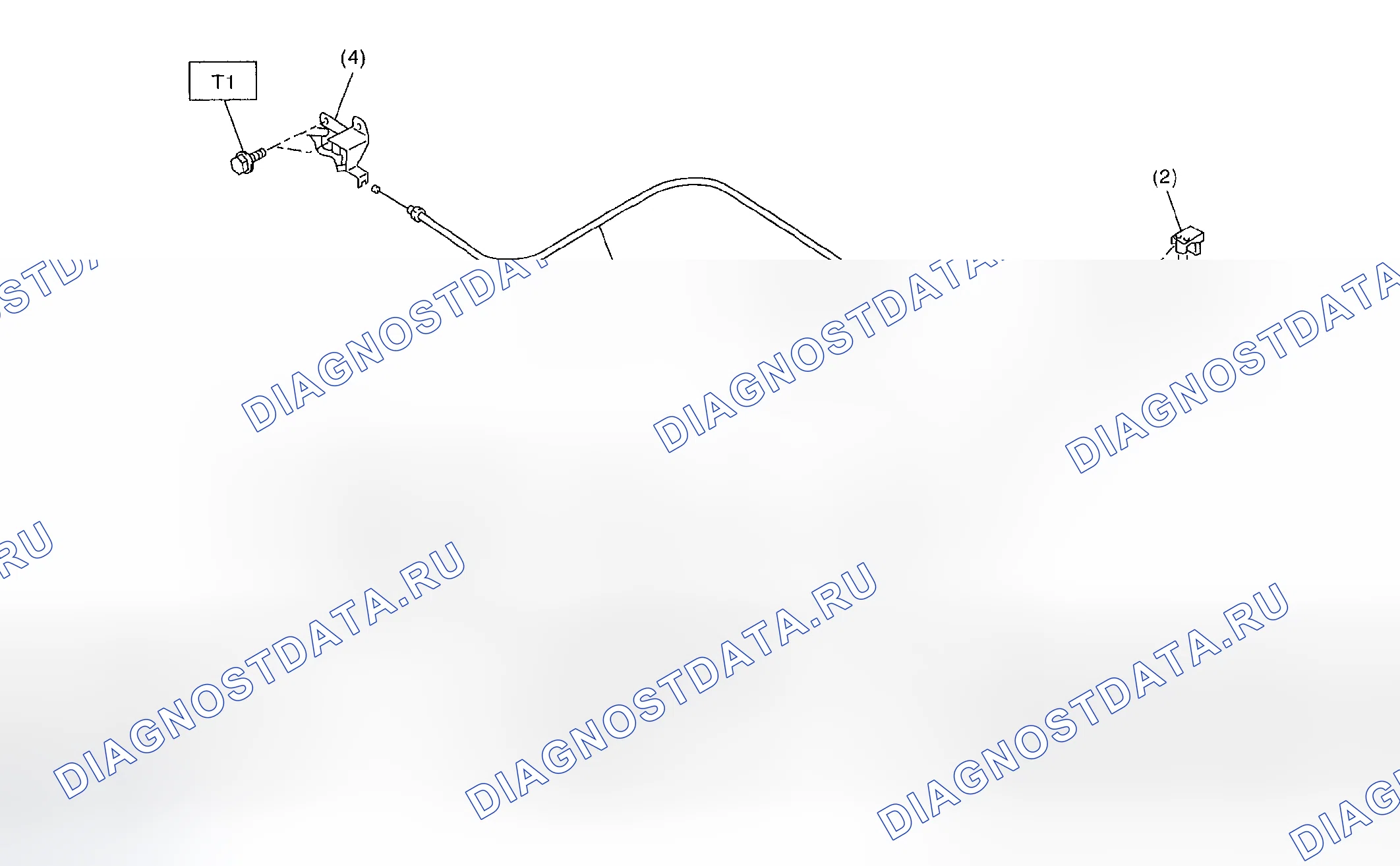Рис. 6: ЗАМОК КАПОТА И ДИСТАНЦИОННЫЕ ОТКРЫВАЮЩИЕ УСТРОЙСТВА. Subaru Forester SG