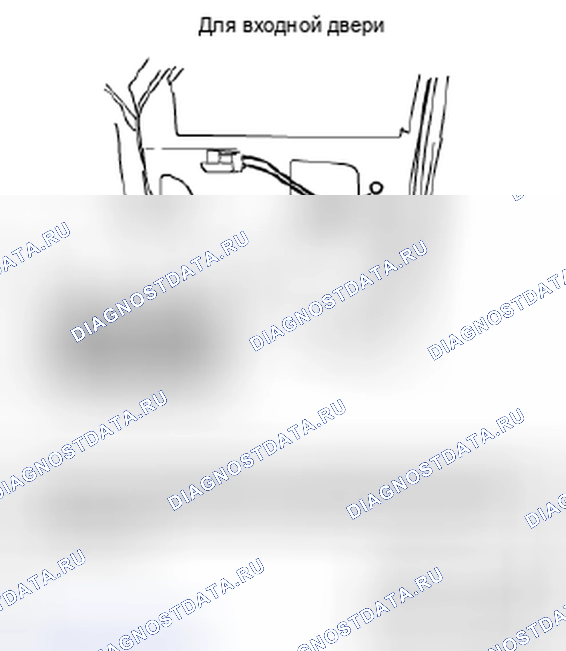 Рис. 6: Проверка силового привода замка двери. Suzuki SX4 I