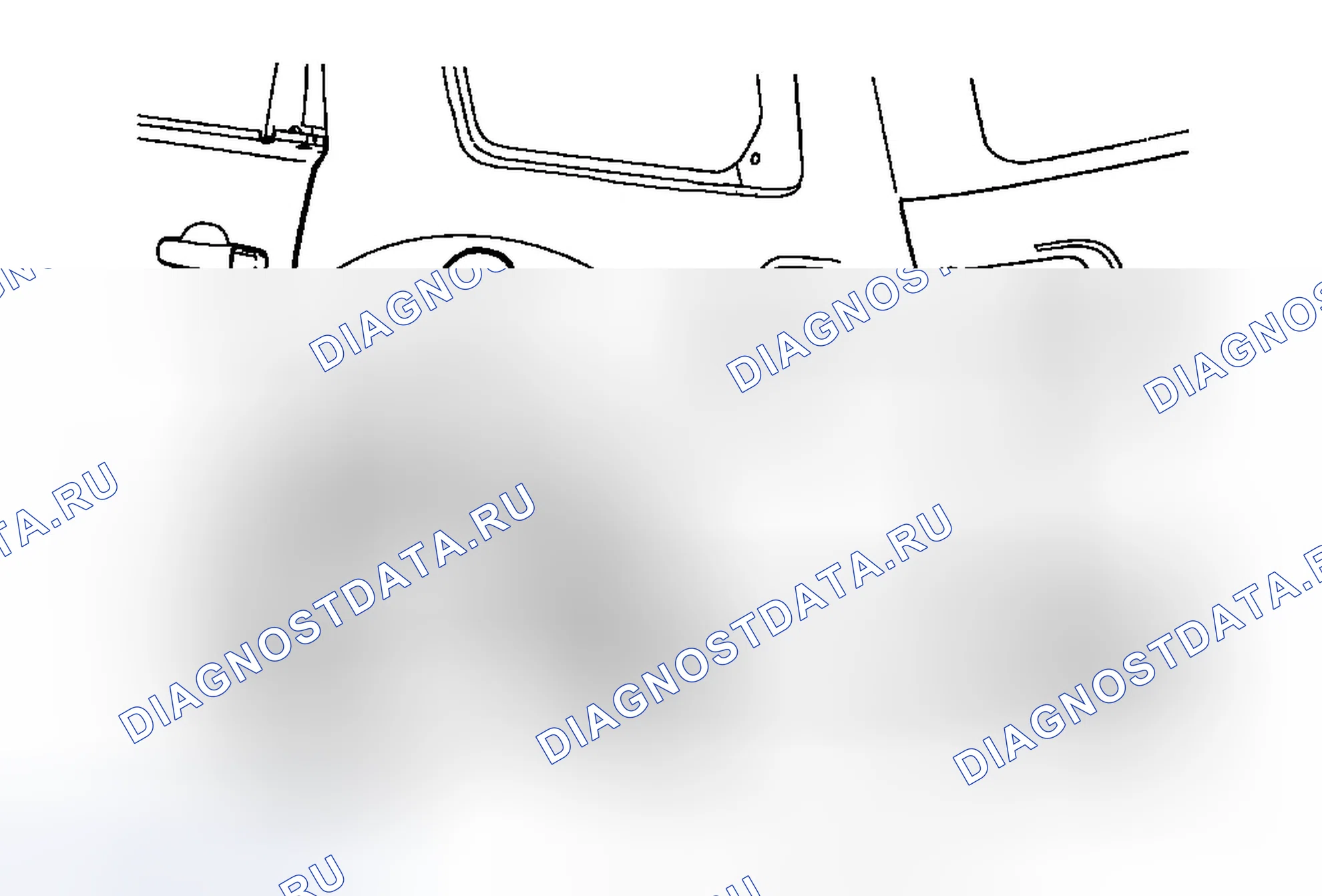 Рис. 53: Замена формовки открытия заднего колеса (Acadia). Chevrolet Traverse I