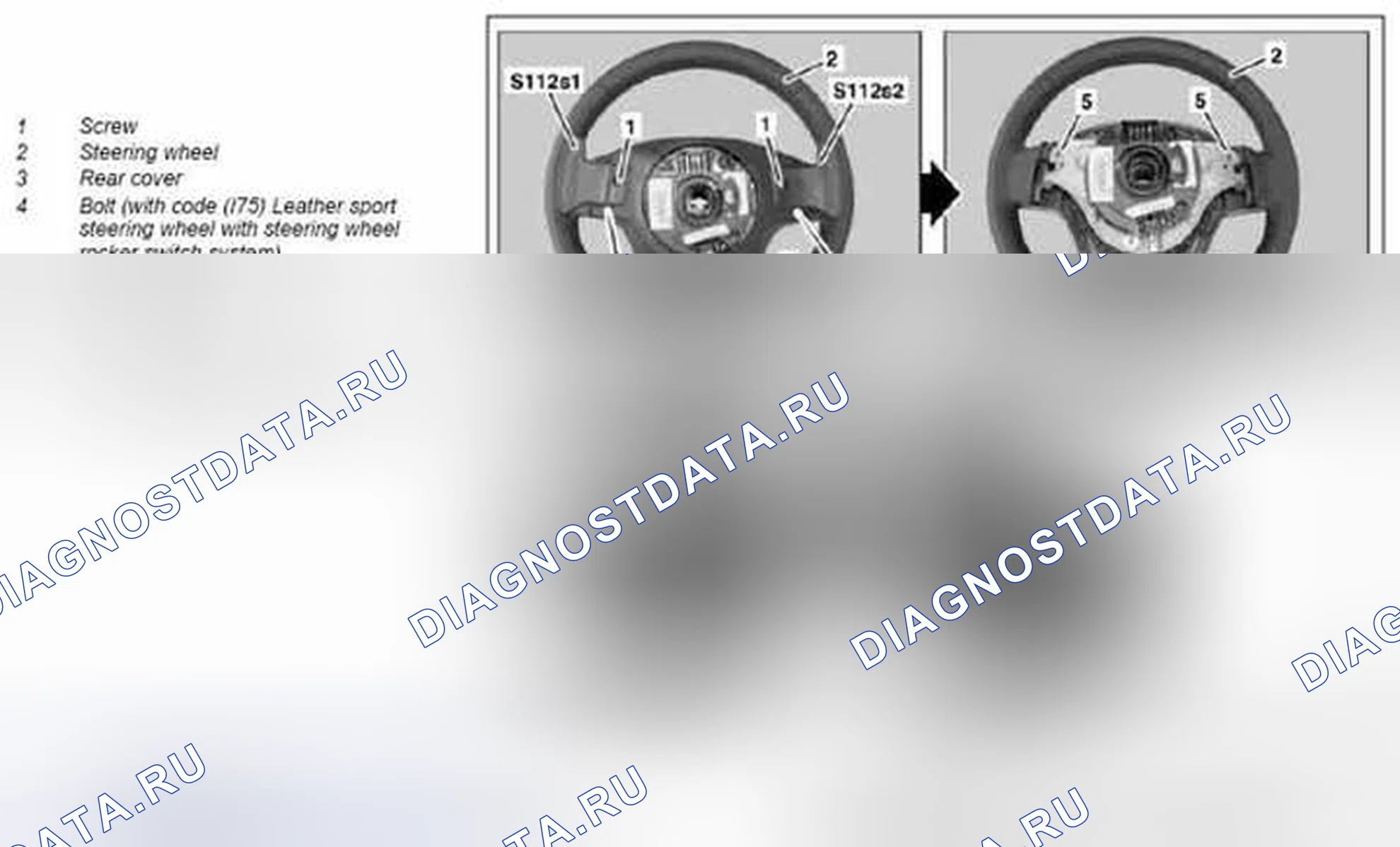 Рис. 9: Снятие / установка крышек спиц рулевого колеса - AR46.10-P-0105MCC. Kia Soul I