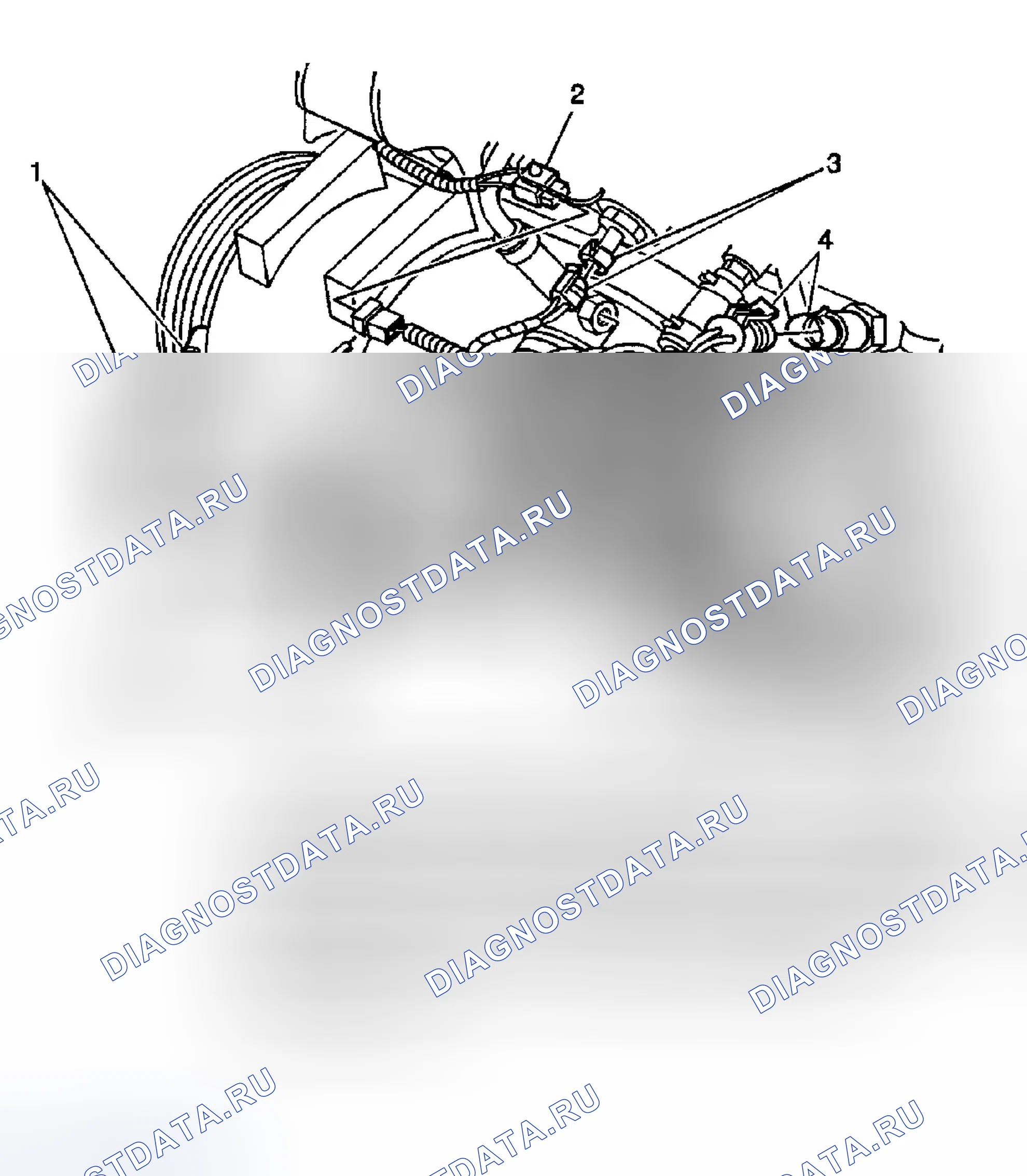 Рис. 1: РАСПОЛОЖЕНИЕ КОМПОНЕНТОВ. Buick Century VI